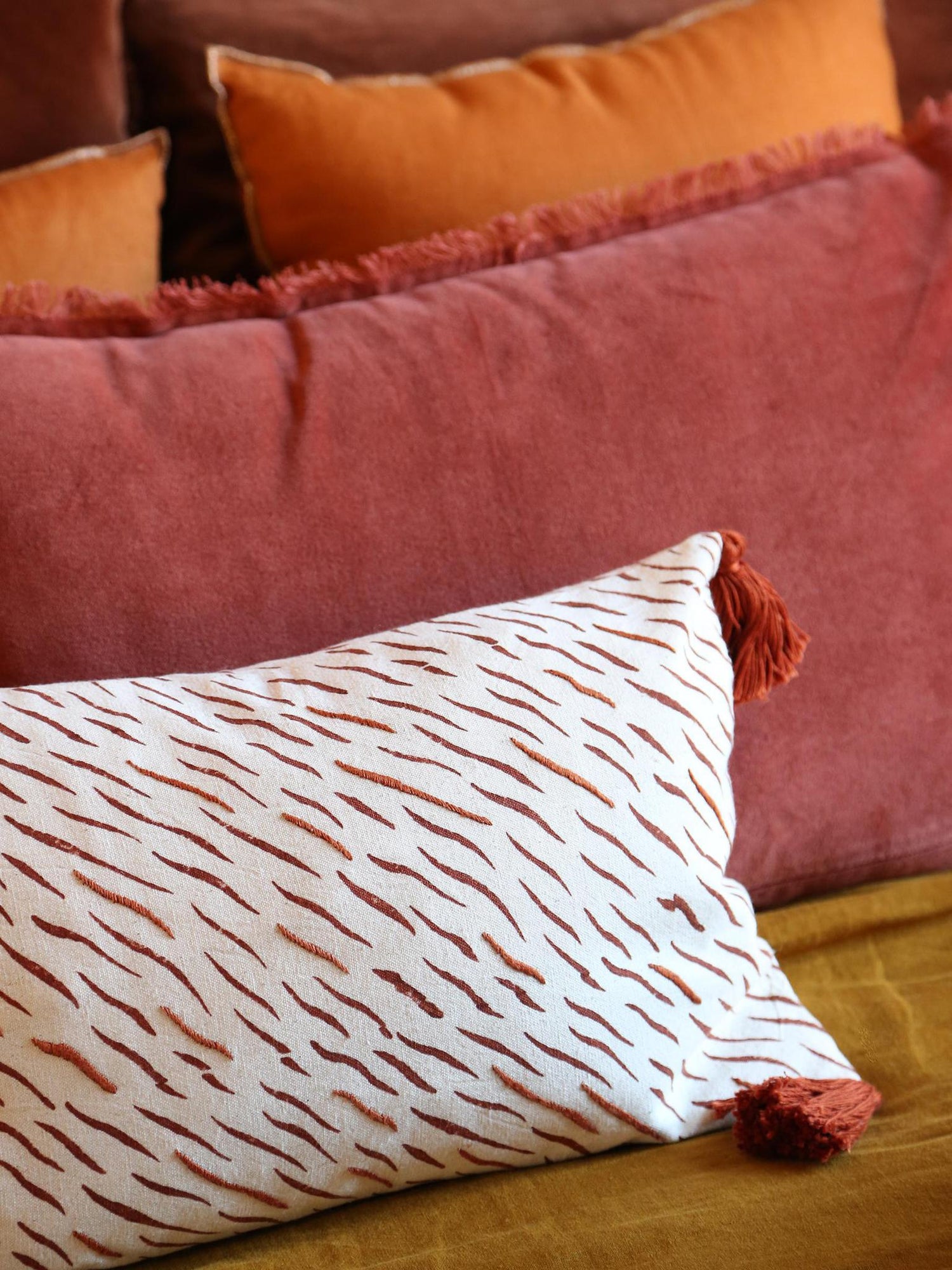 CRAFTED - Nesoi Hand Embroidered Cushion