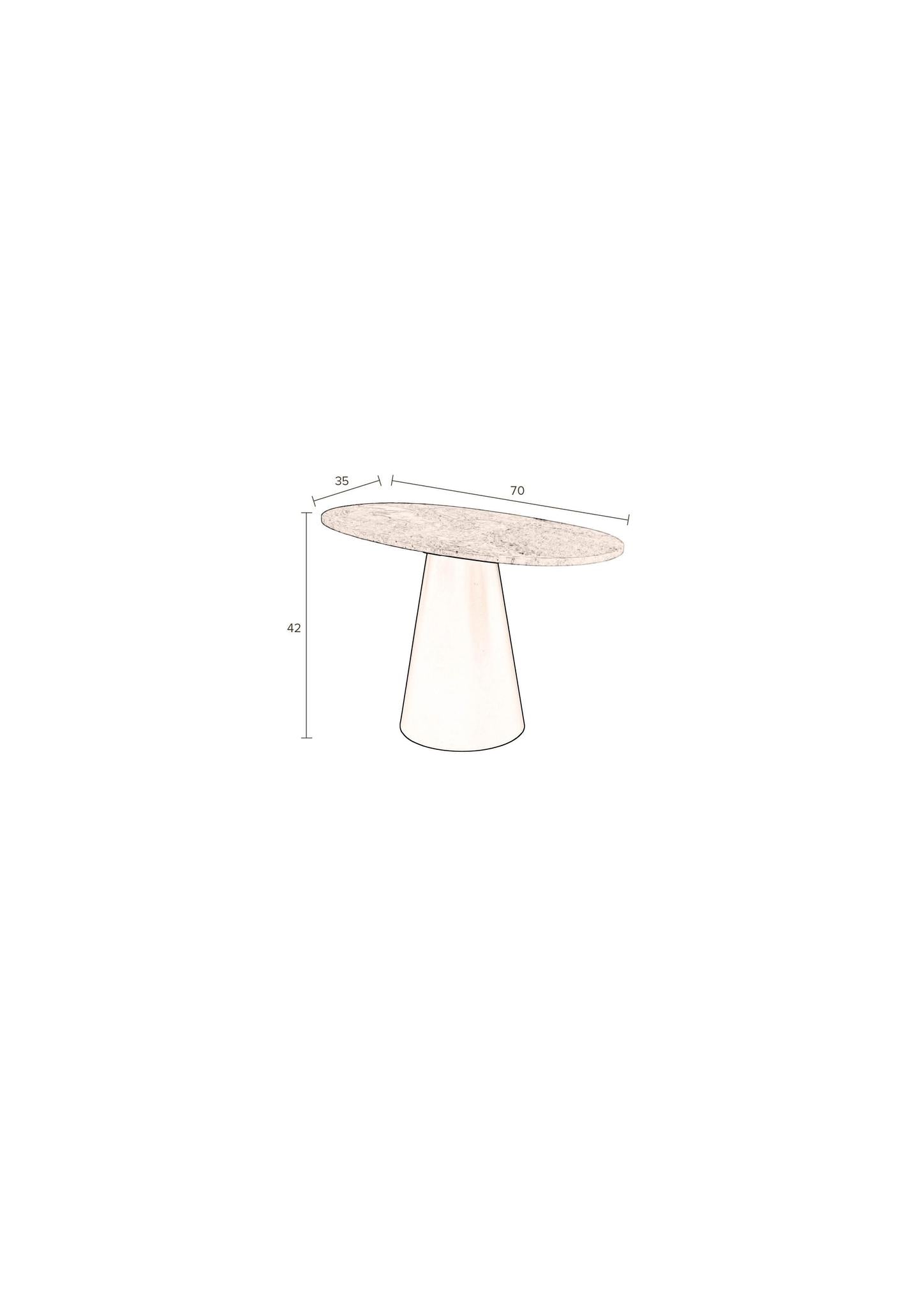 Jared Marble Top Coffee Table