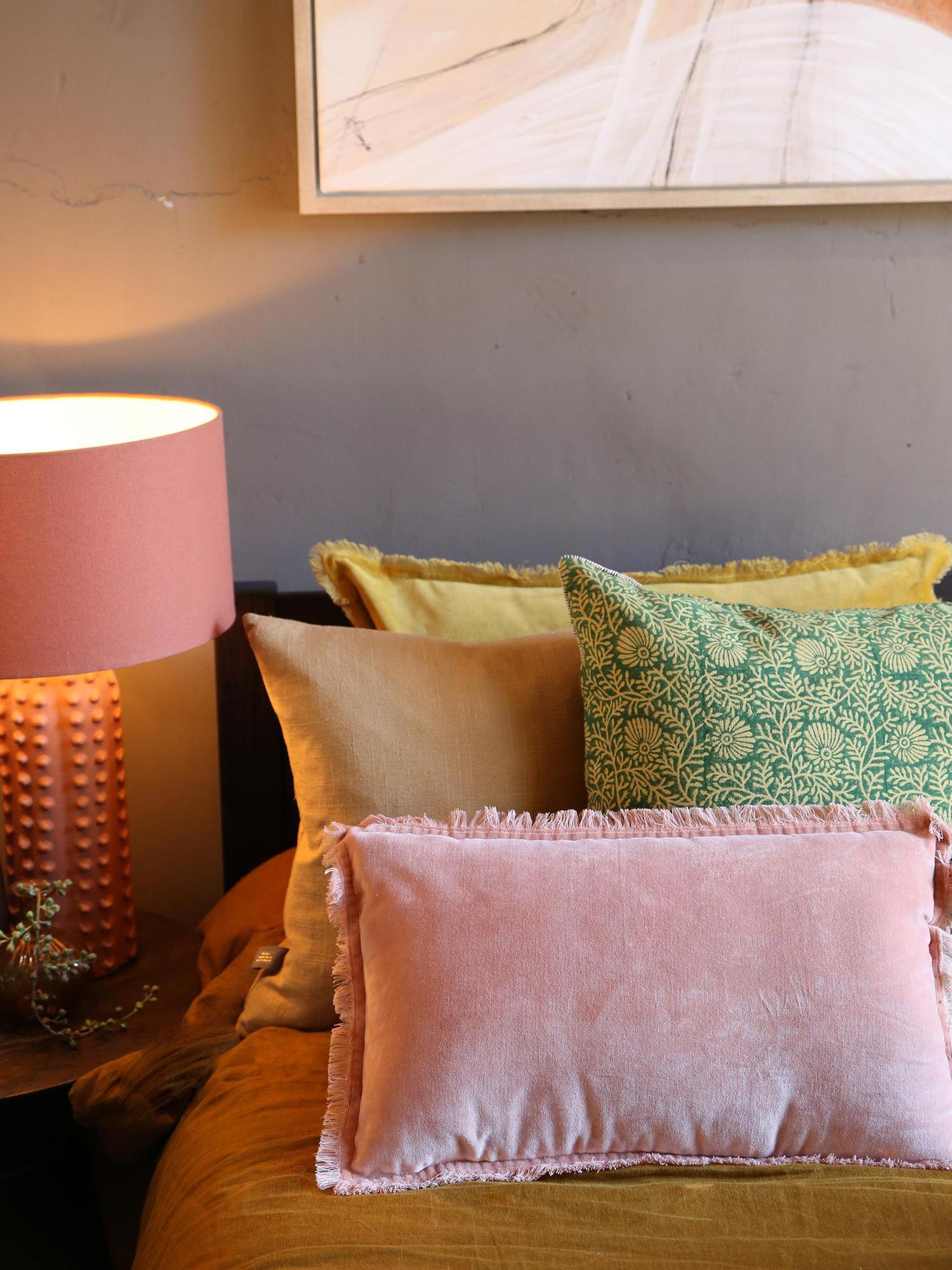 CRAFTED - Hera Hand Embroidered Cushion