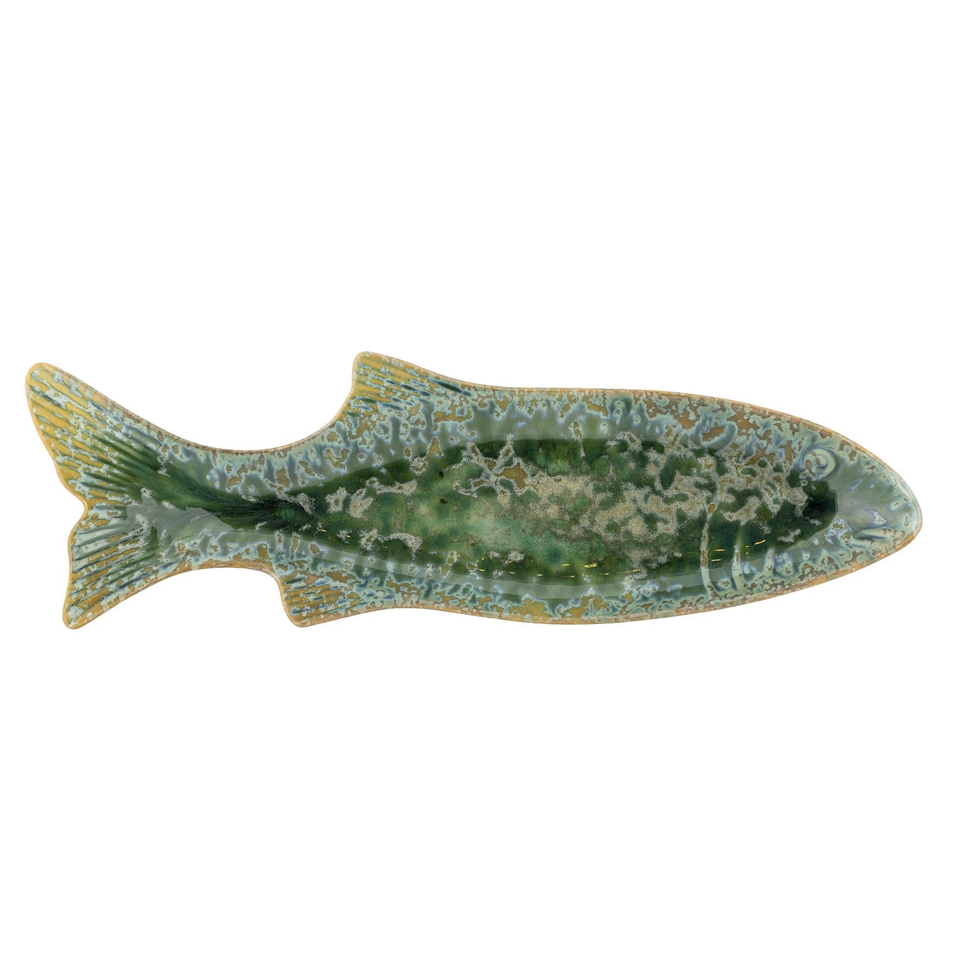Hadden Serving Plate Green, Stoneware