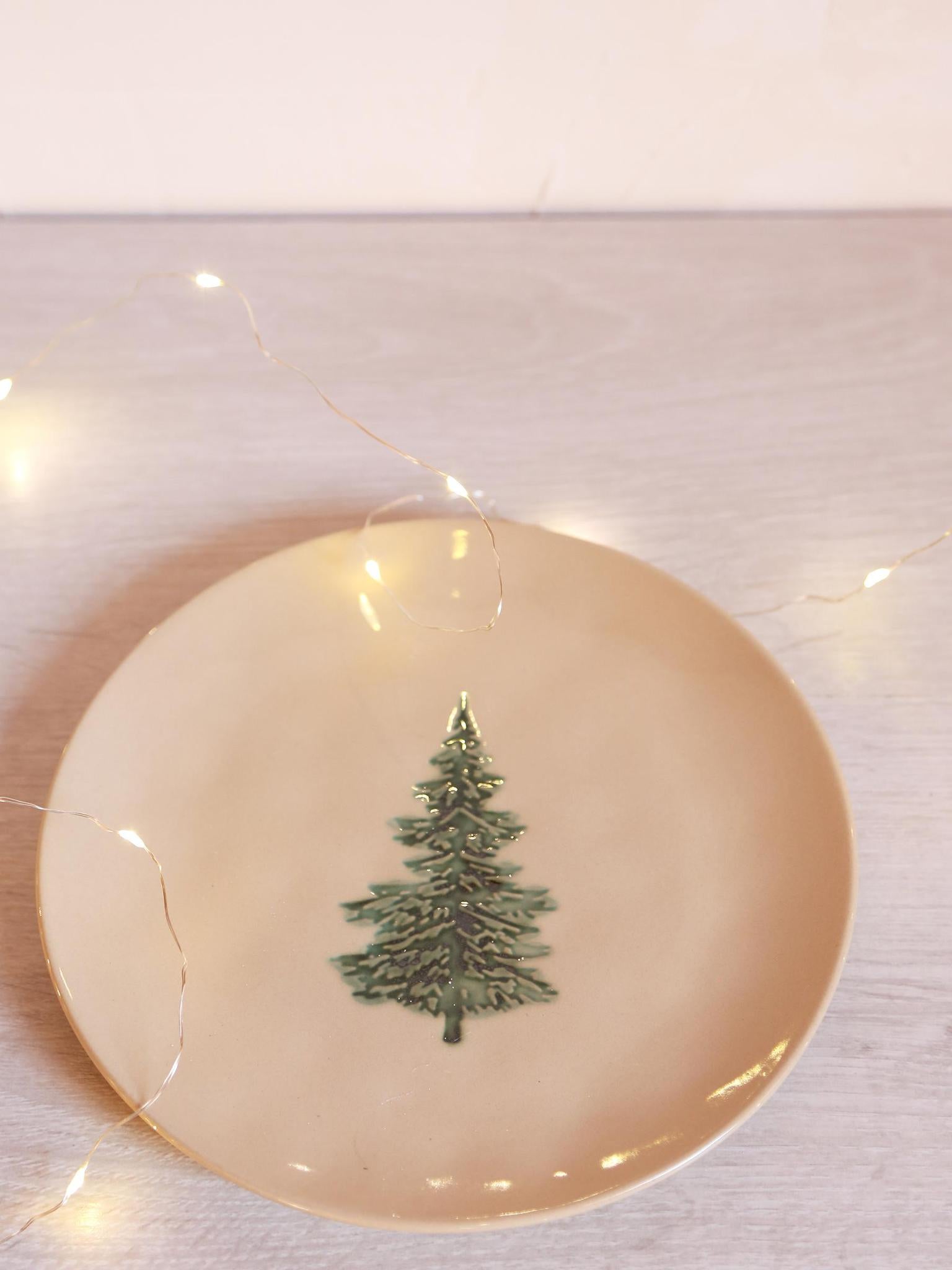 Christmas Tree Decorative Plate