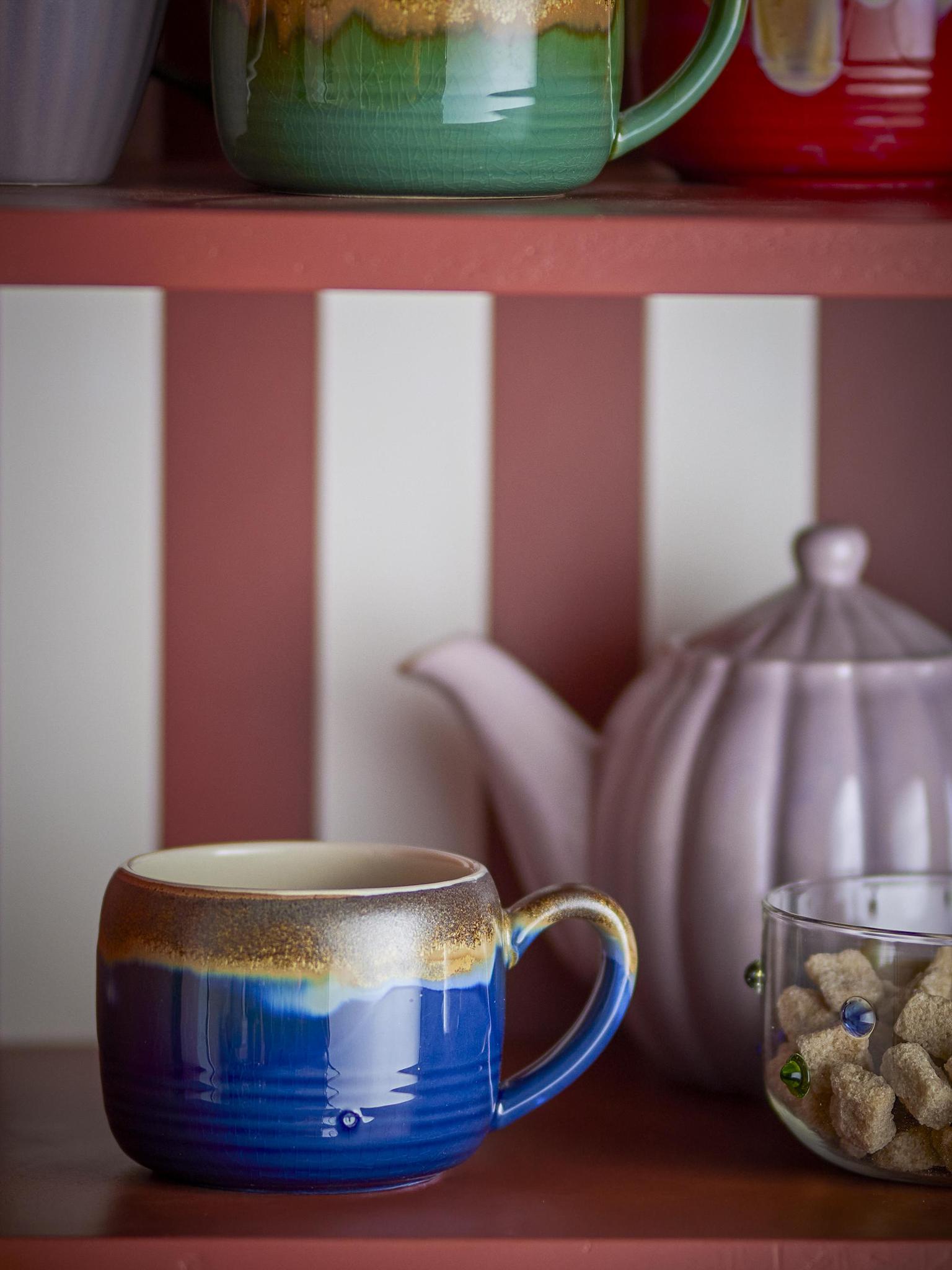Sheen Mug - Blue, Stoneware