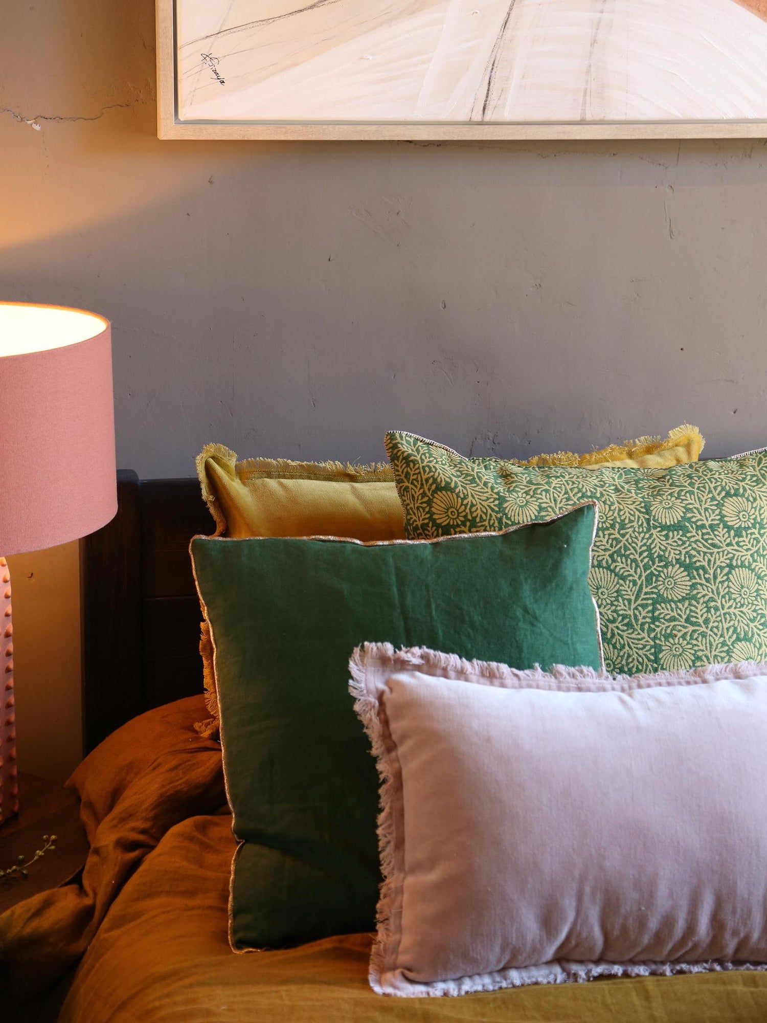 CRAFTED - Hera Hand Embroidered Cushion