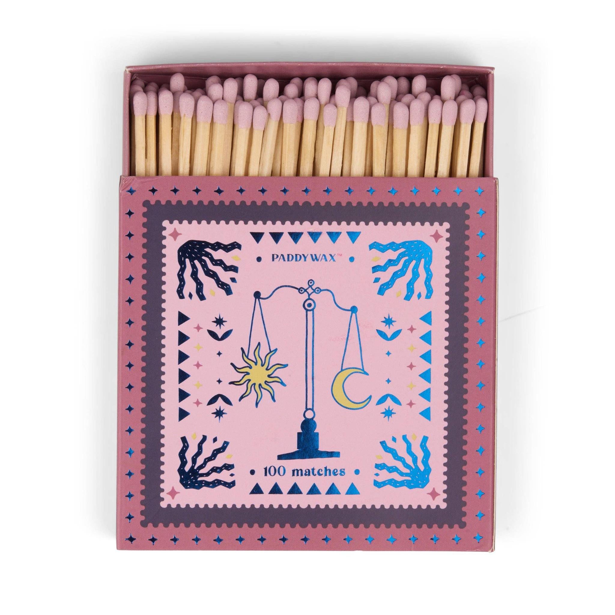 Jumbo Boxed Matches - Foil illustrations - Balance - 100 Matches