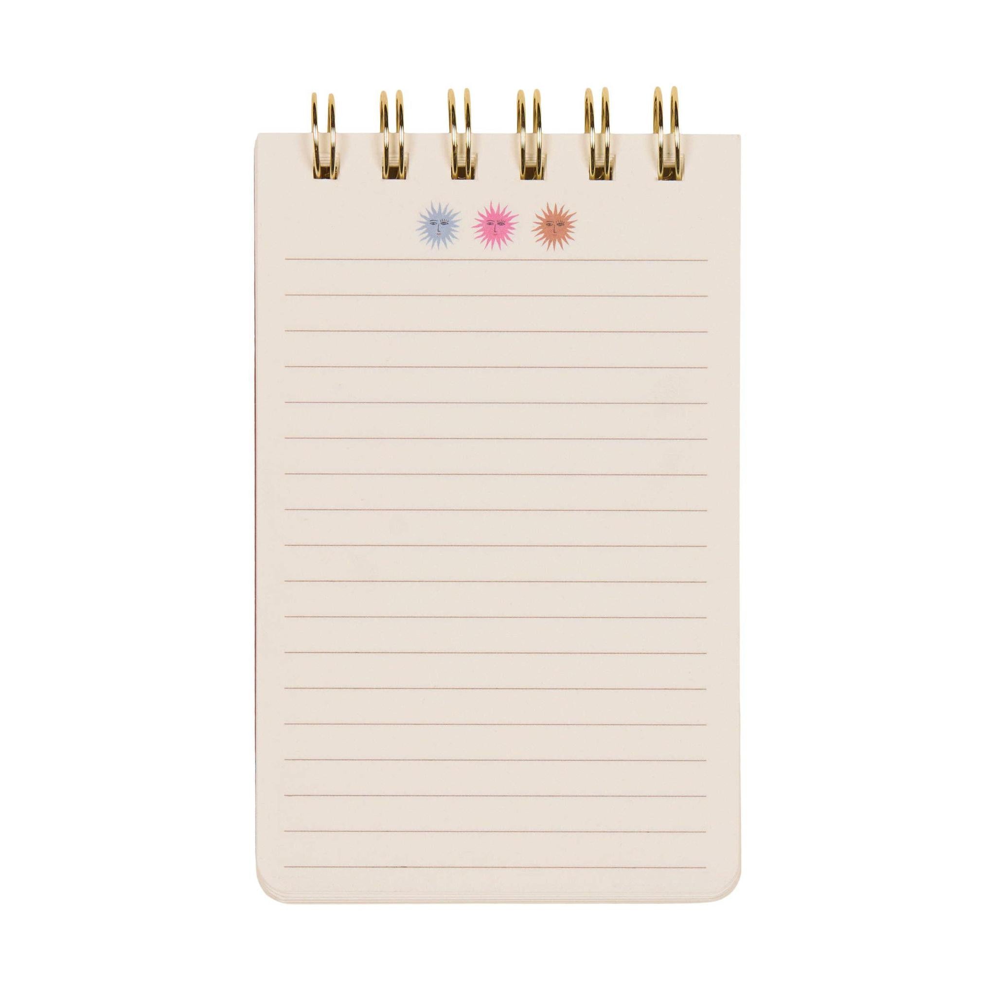 Adopo Sun Twin Wire Notepad