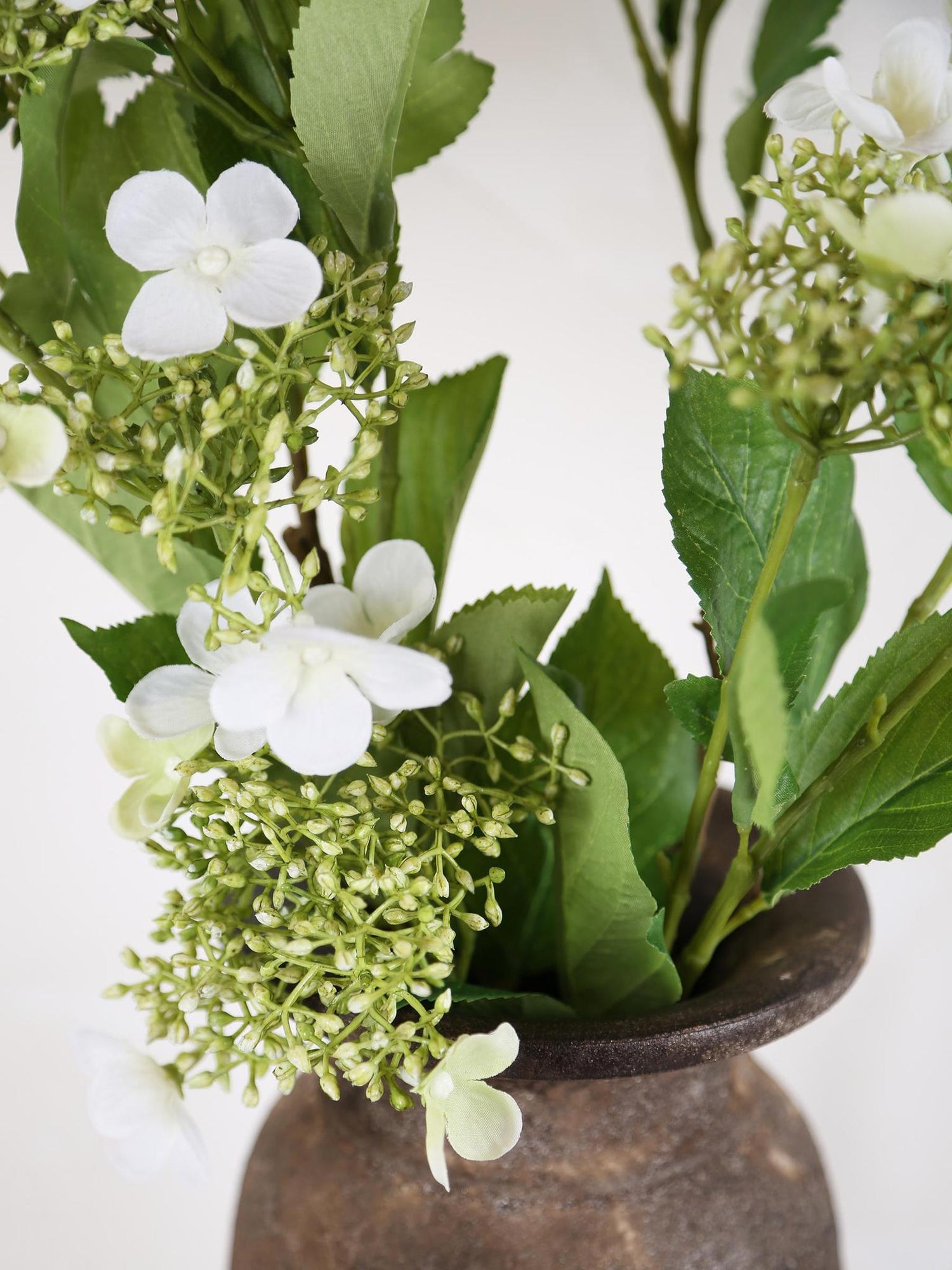 Faux Cream Viburnum Stem