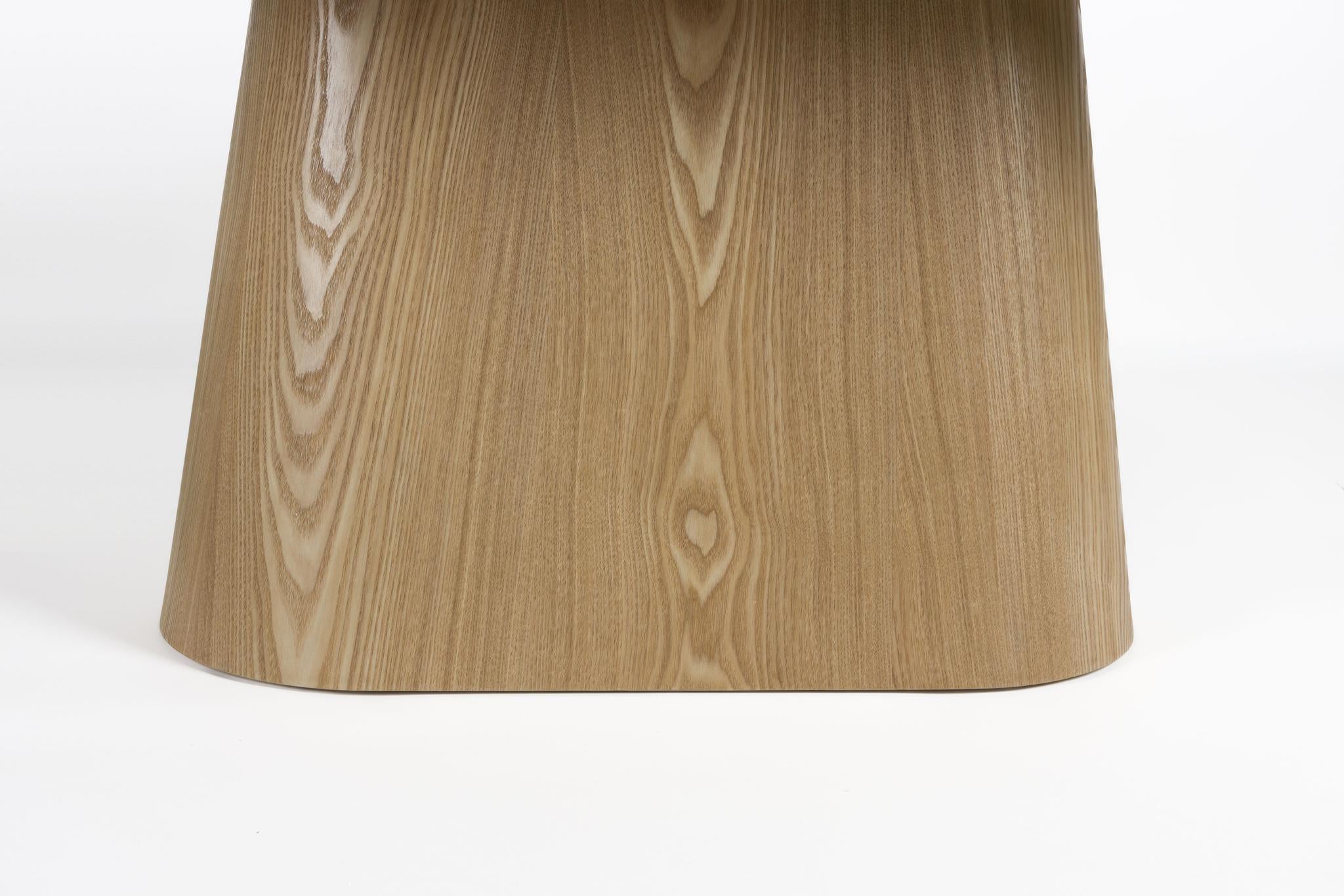 Almira Sintered Stone & Wood Oval Dining Table - 2 Colours Available