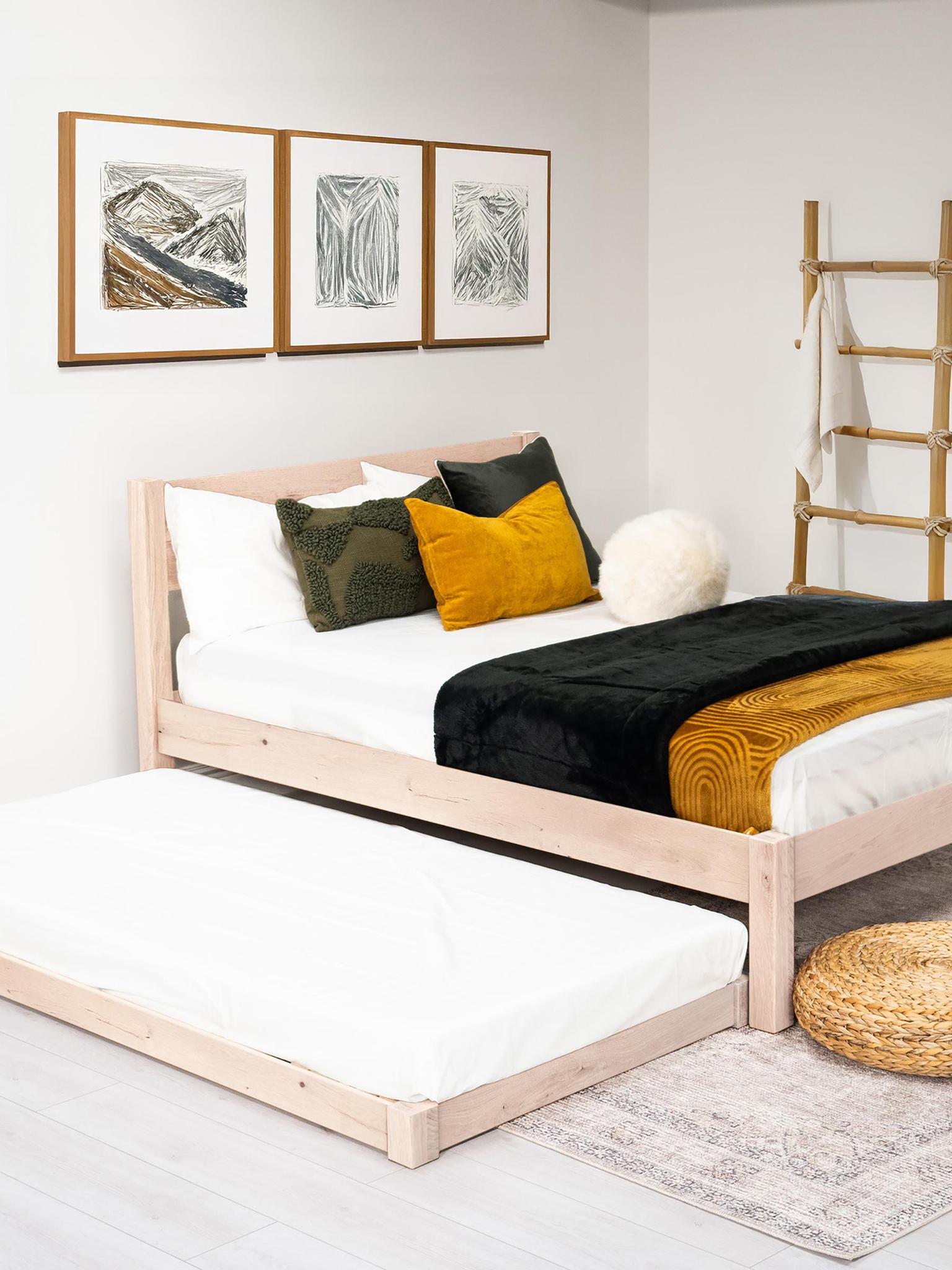 Model 10 - Wooden Trundle Bed