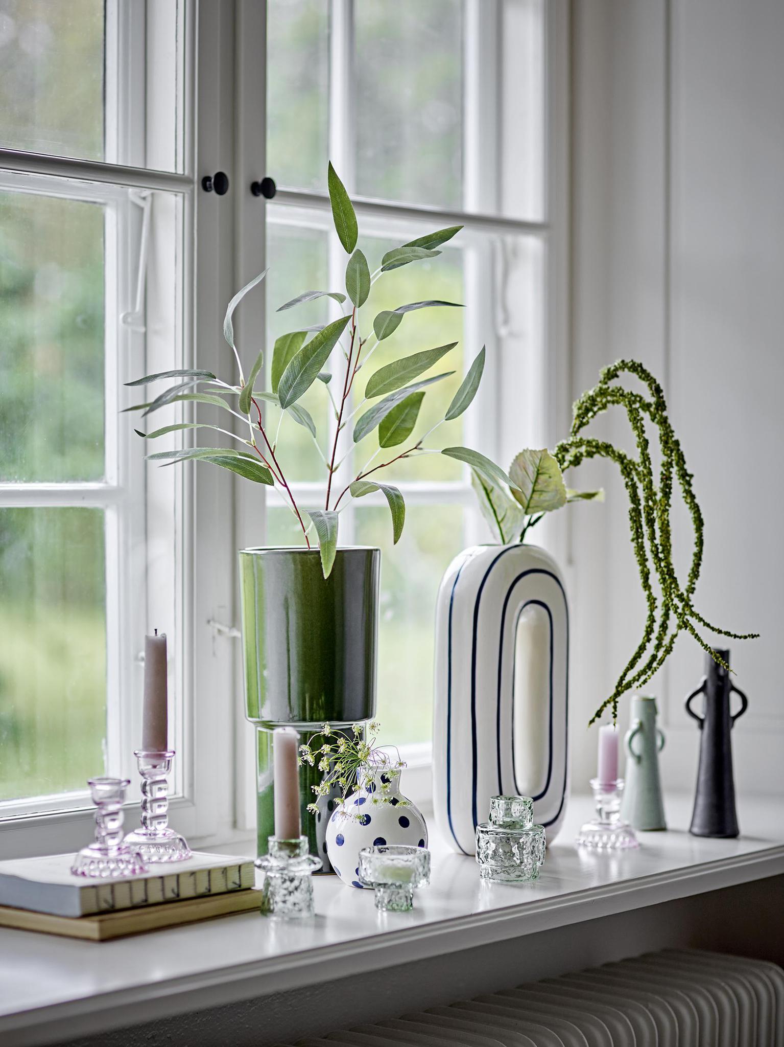 Rhett Vase - Green - Stoneware - 2 Sizes Available