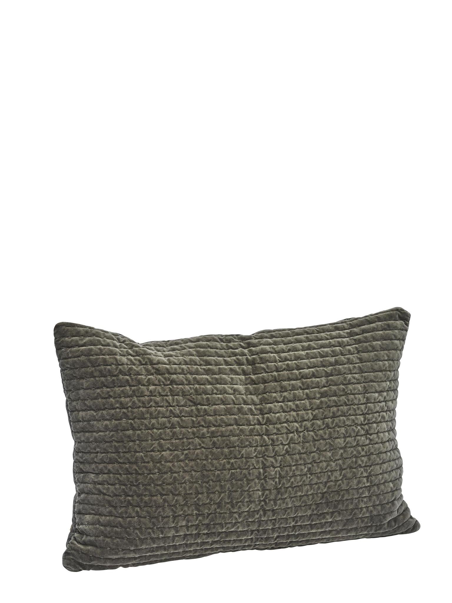 Quilted Velvet Cushion - Colour Options Available