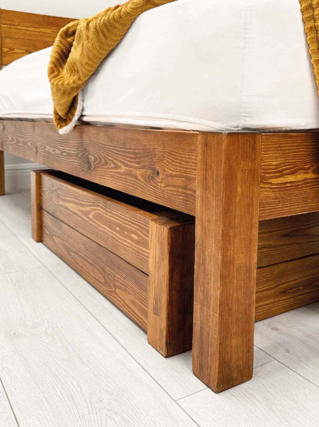 Handmade Under Bed Drawer - For Bed Models 1, 2 & 3 - Colour Options Available