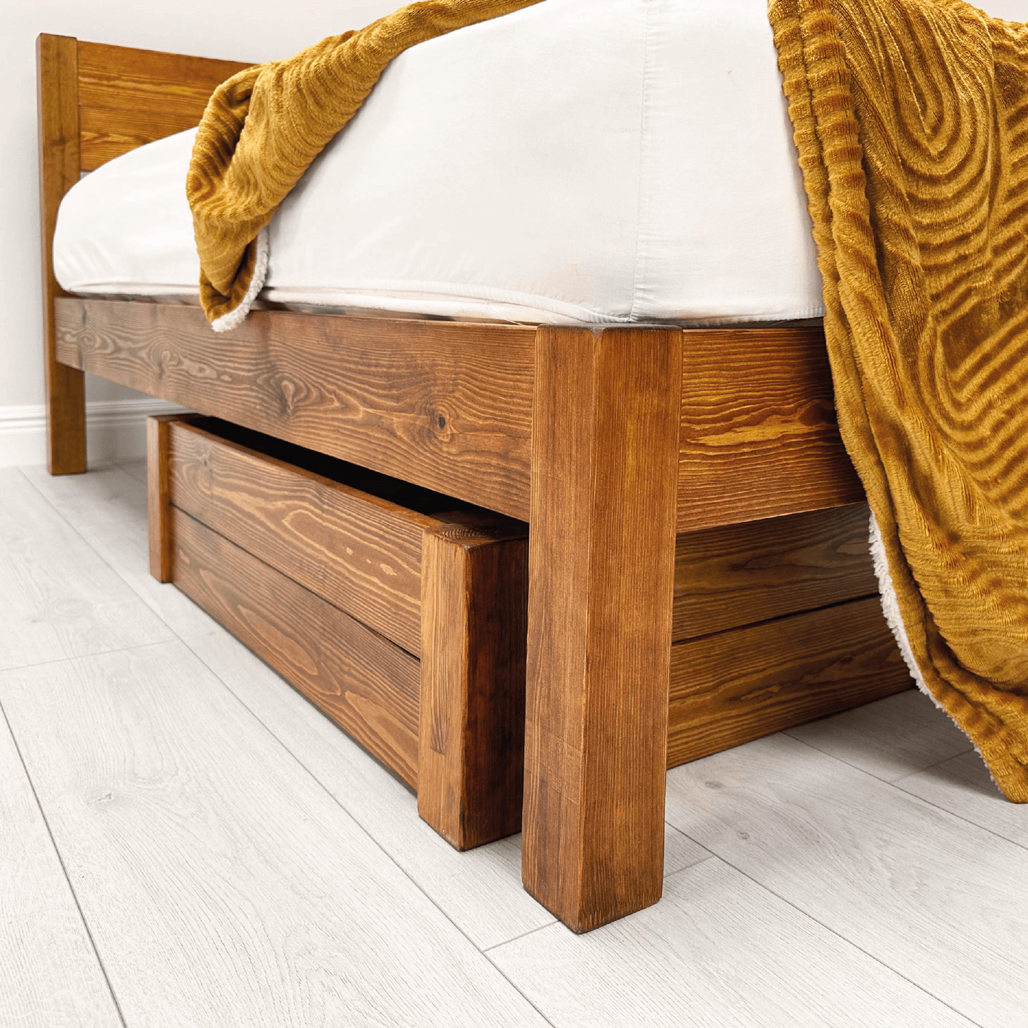 Handmade Under Bed Drawer - For Bed Models 1, 2 & 3 - Colour Options Available