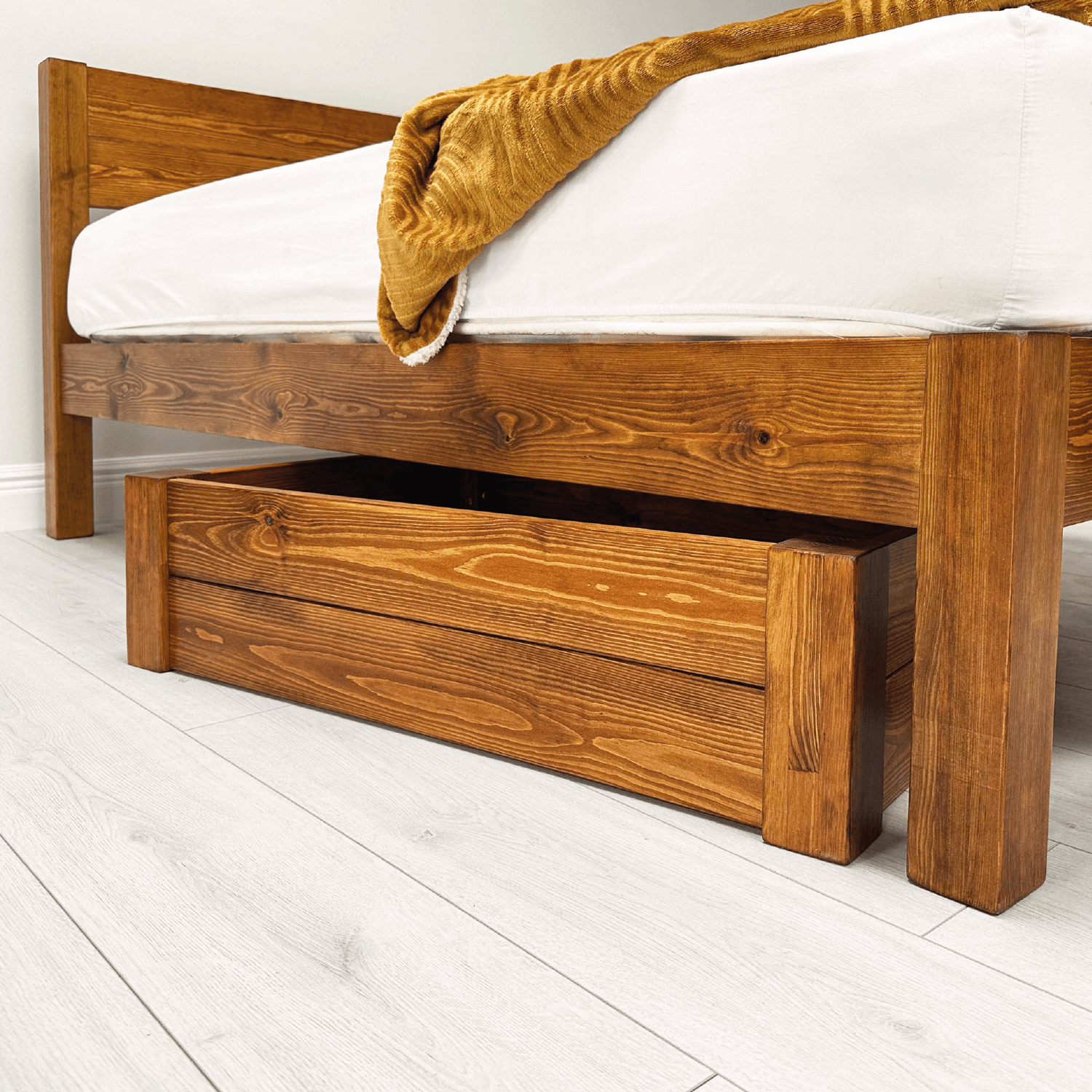 Handmade Under Bed Drawer - For Bed Models 1, 2 & 3 - Colour Options Available