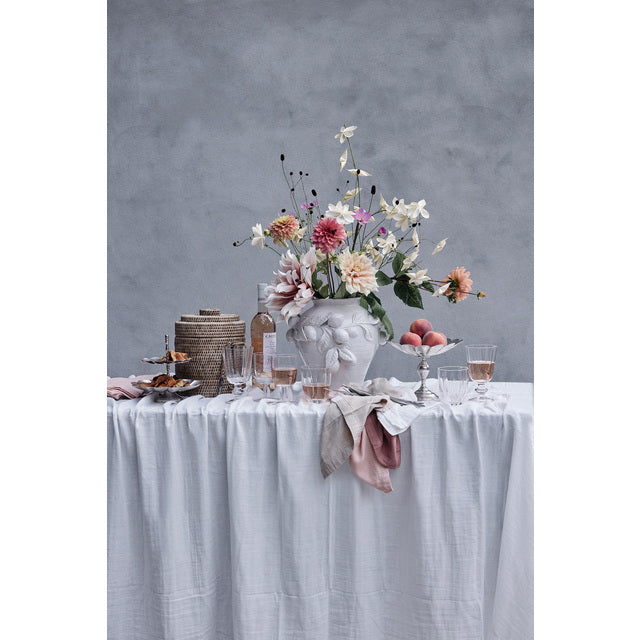 Floretta Fluted Wine Glass - Clear - 9X9X15.5 cm