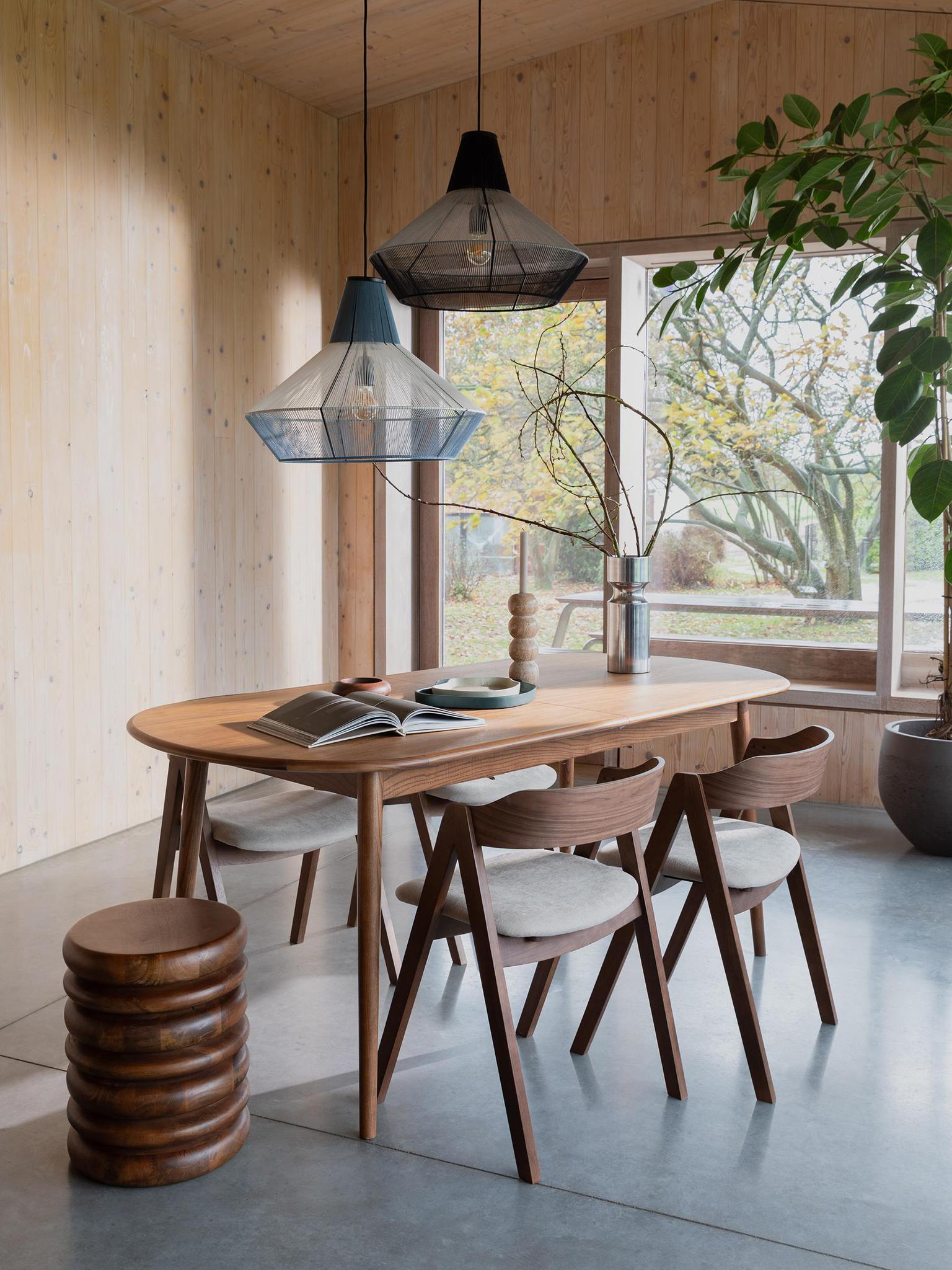 The disk stool - mango wood