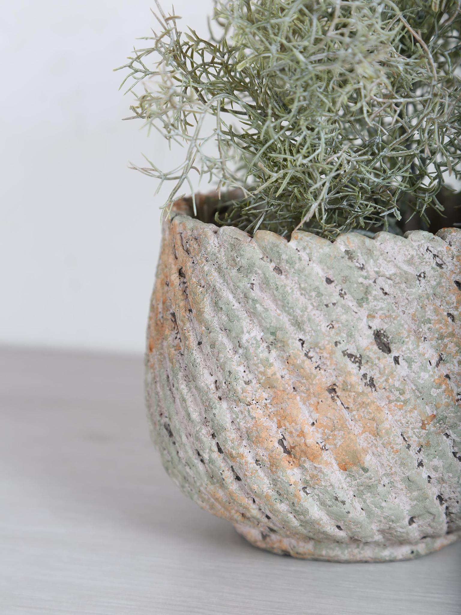 Faux Spanish Moss Bush