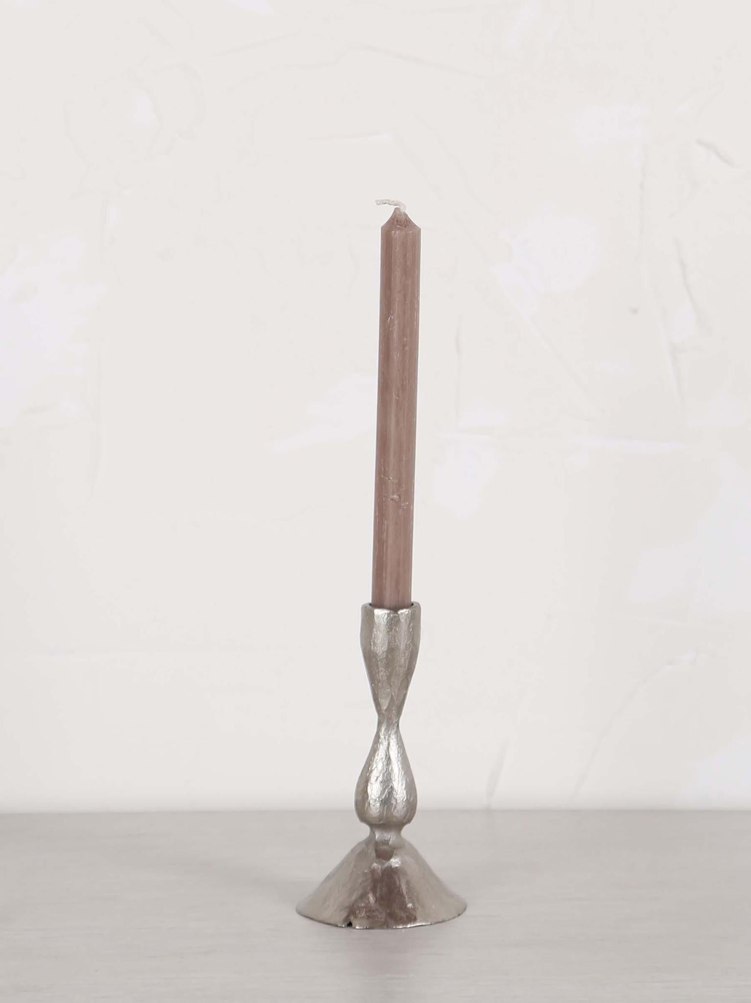 Ingrid candlestick - Antique Silver