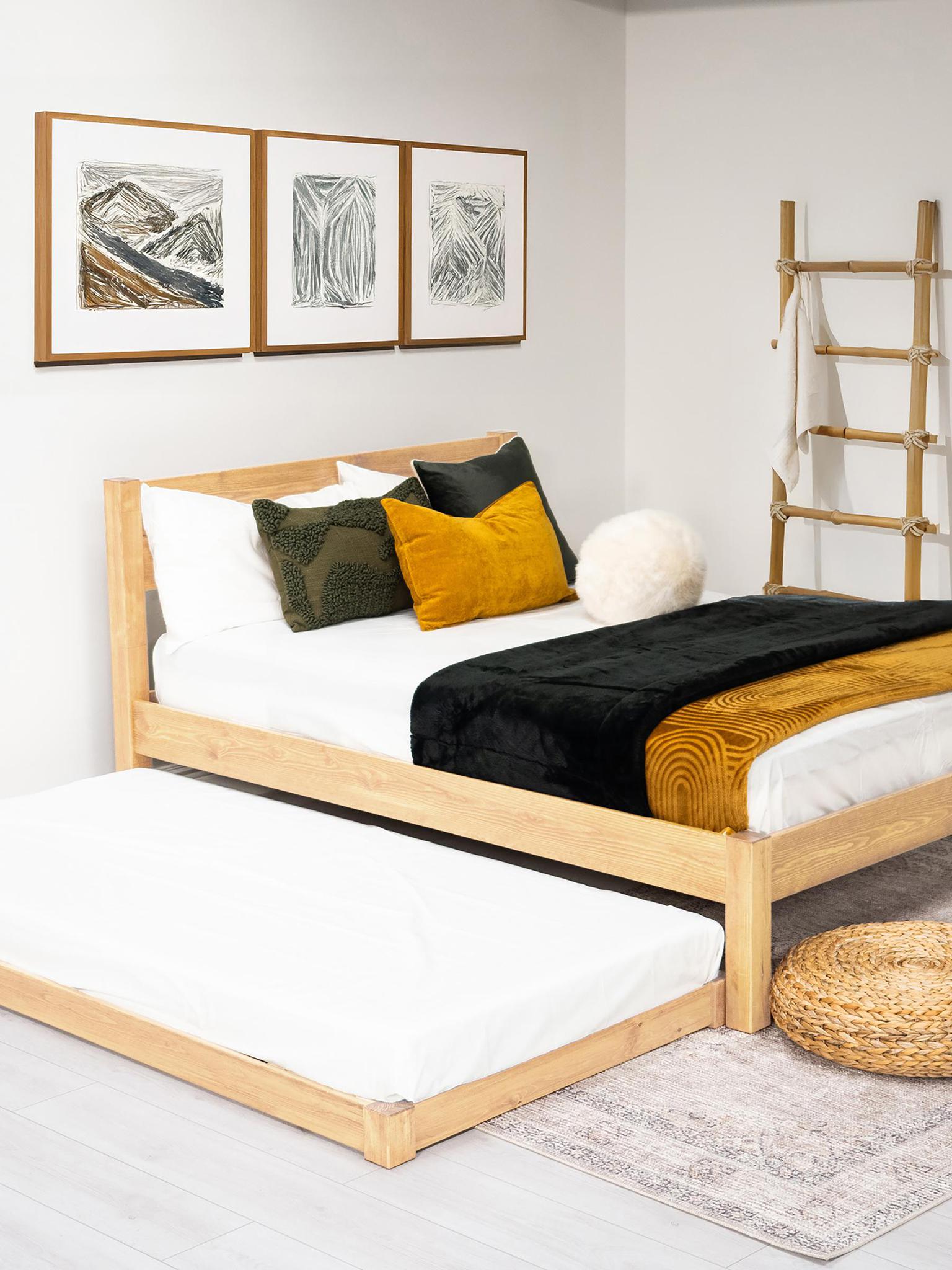 Model 10 - Wooden Trundle Bed