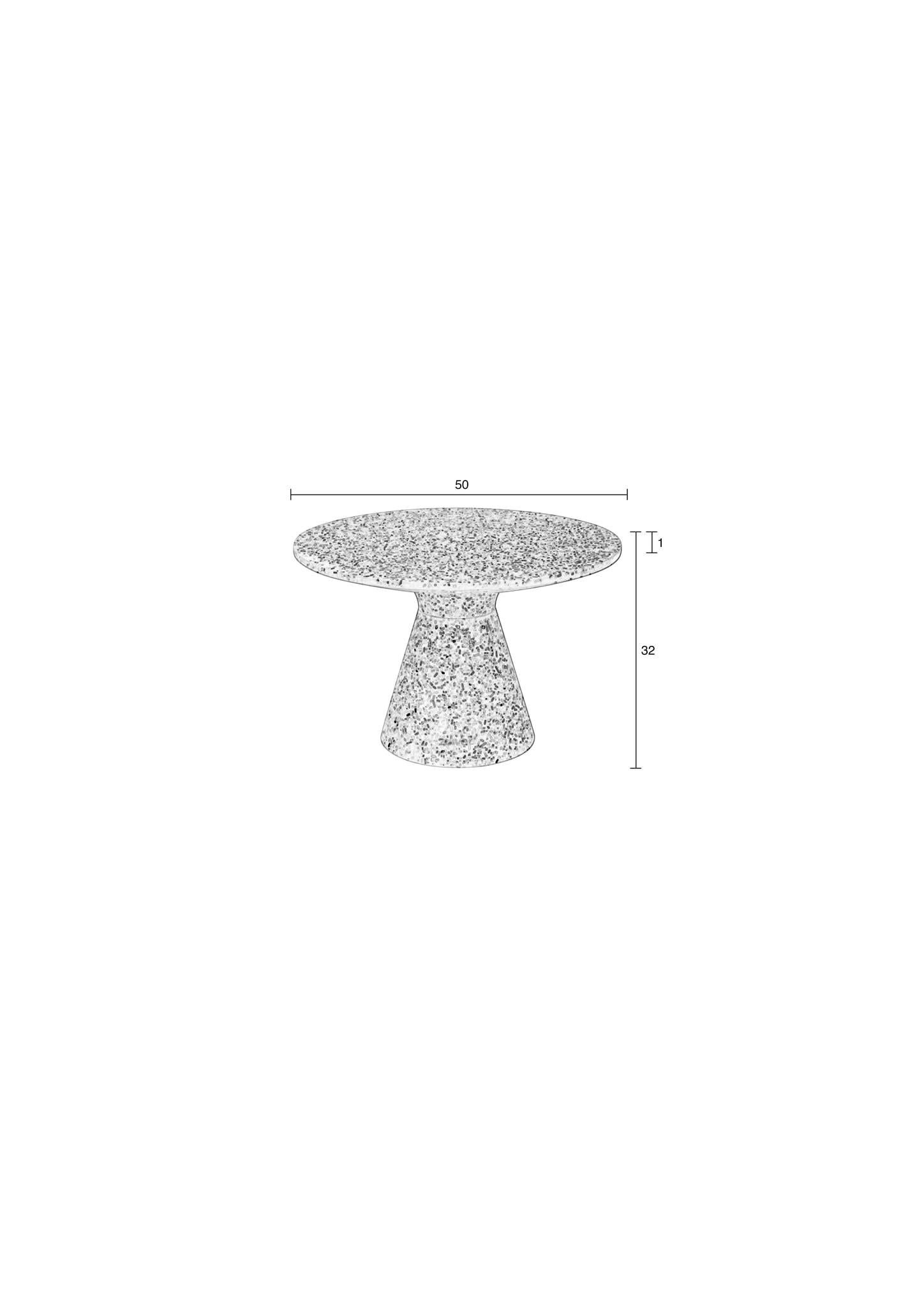 Victoria Recycled Coffee/Side Table - 3 Sizes Available
