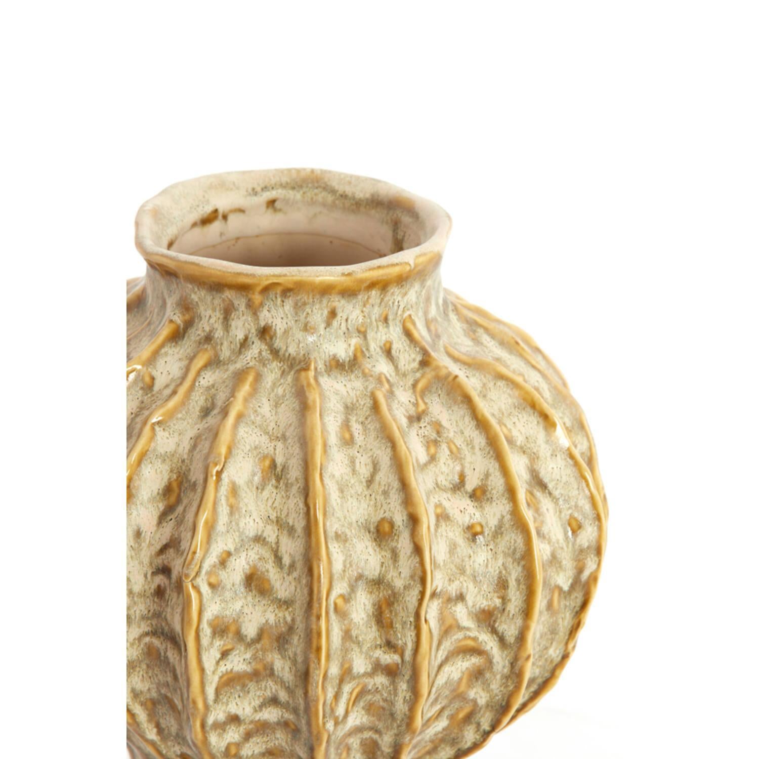 Hakone Ceramic Vase - Olive Green