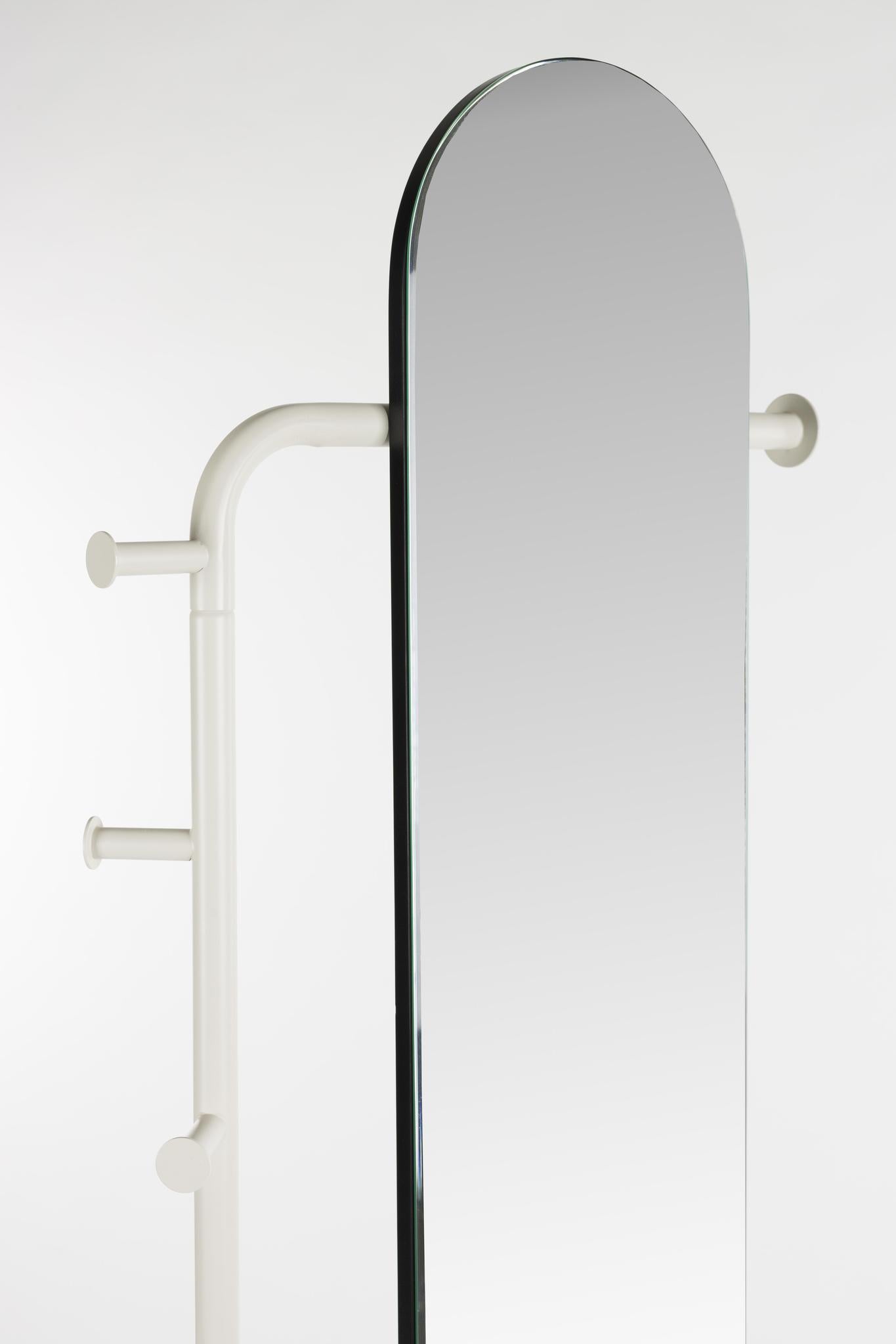 Vero Coat Rack & Mirror - 2 Colours Available