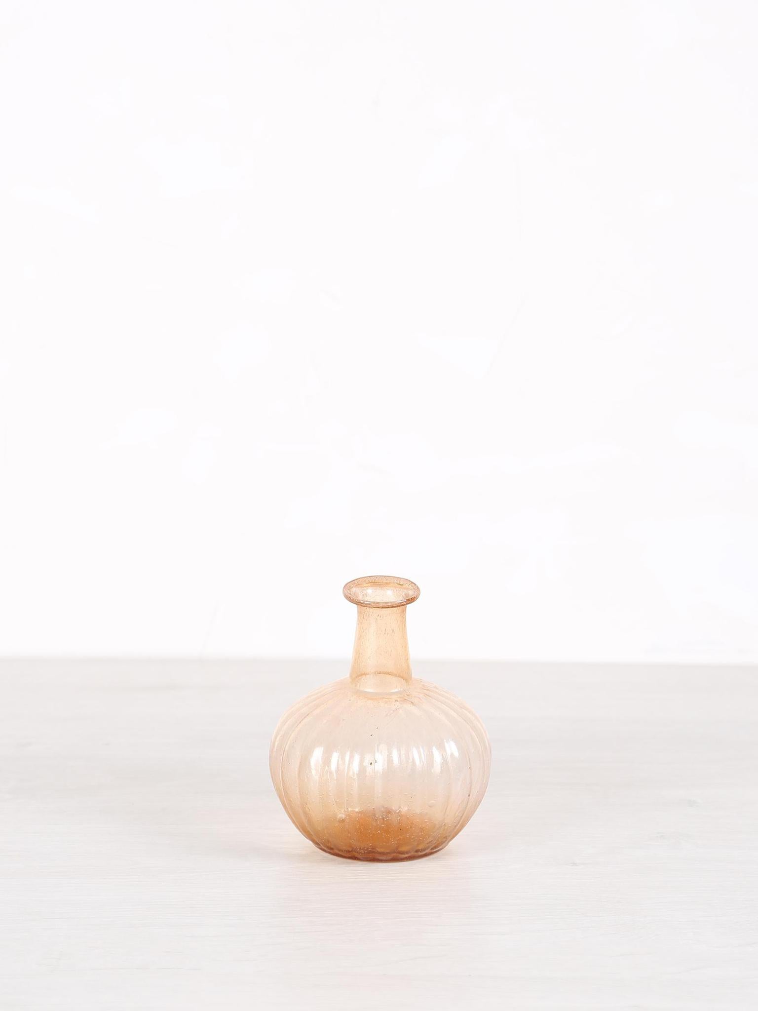 Fann Recycled Glass Vase - Orange - 3 Sizes Available