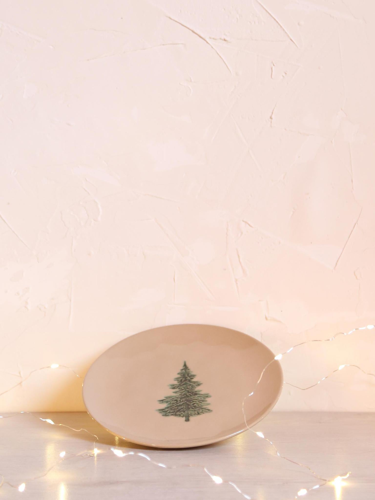 Christmas Tree Decorative Plate