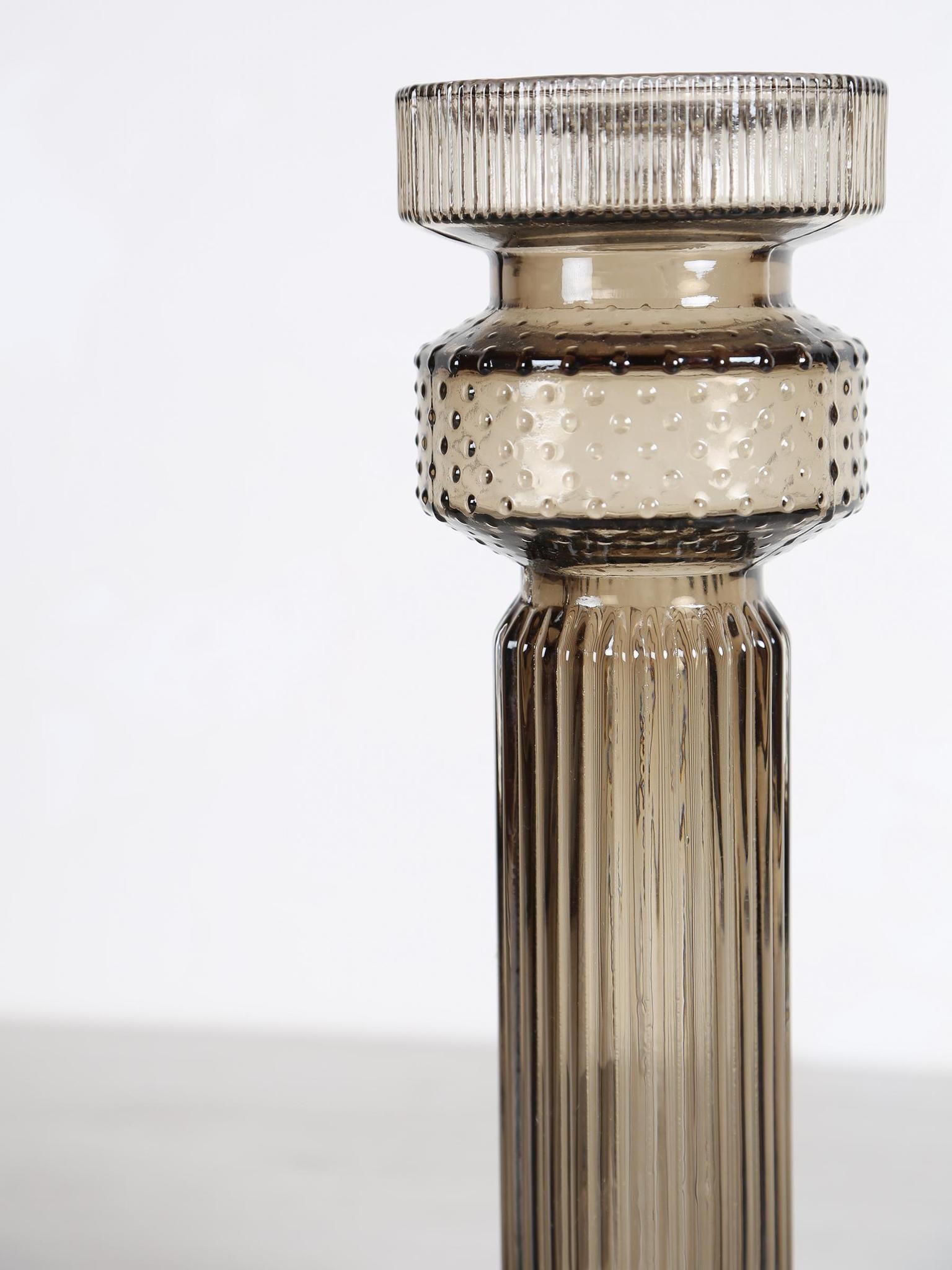 Fadri Glass Candle Holder - Medium - 2 Colours Available