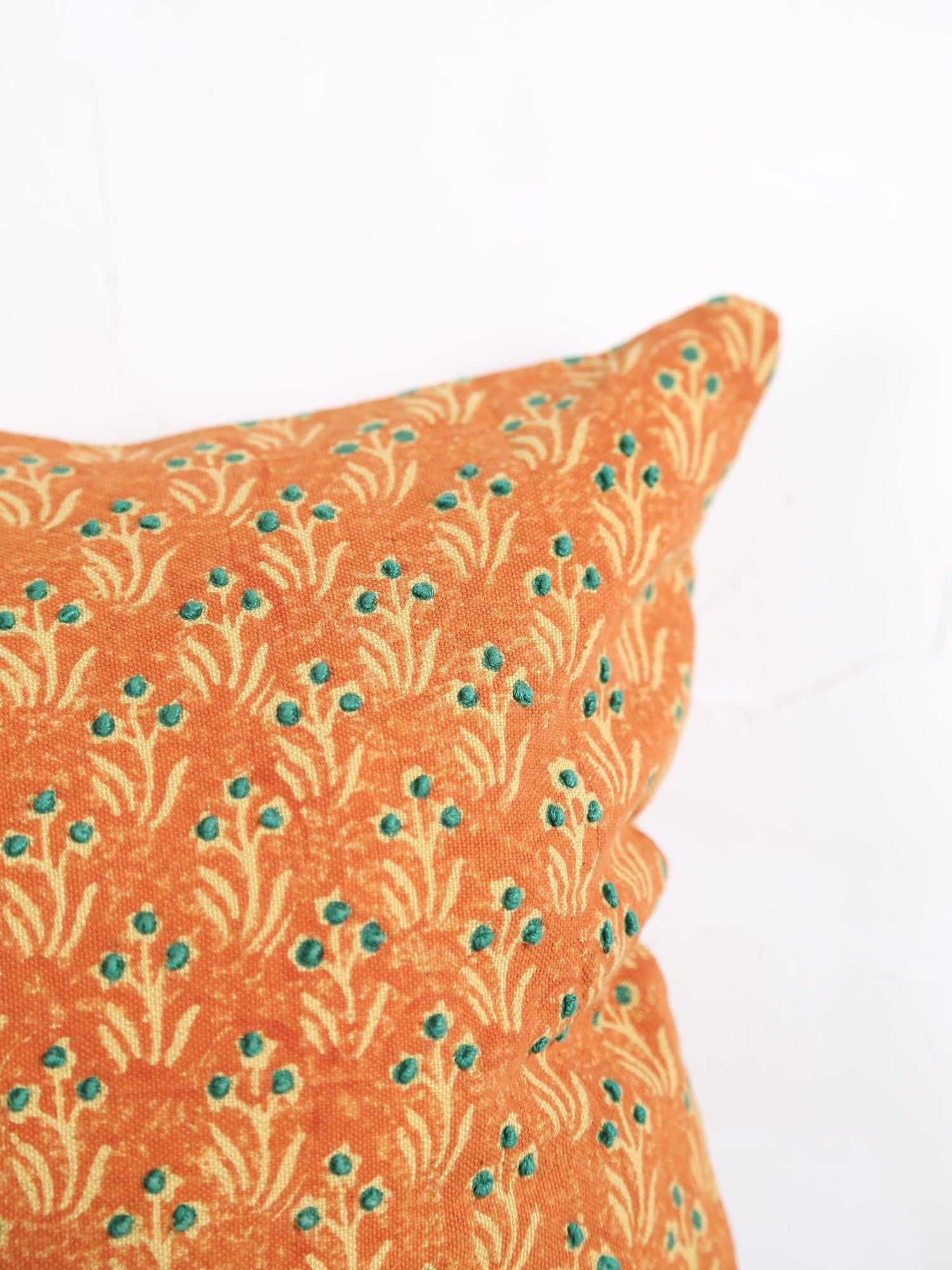 CRAFTED - Iris Hand Embroidered Cushion