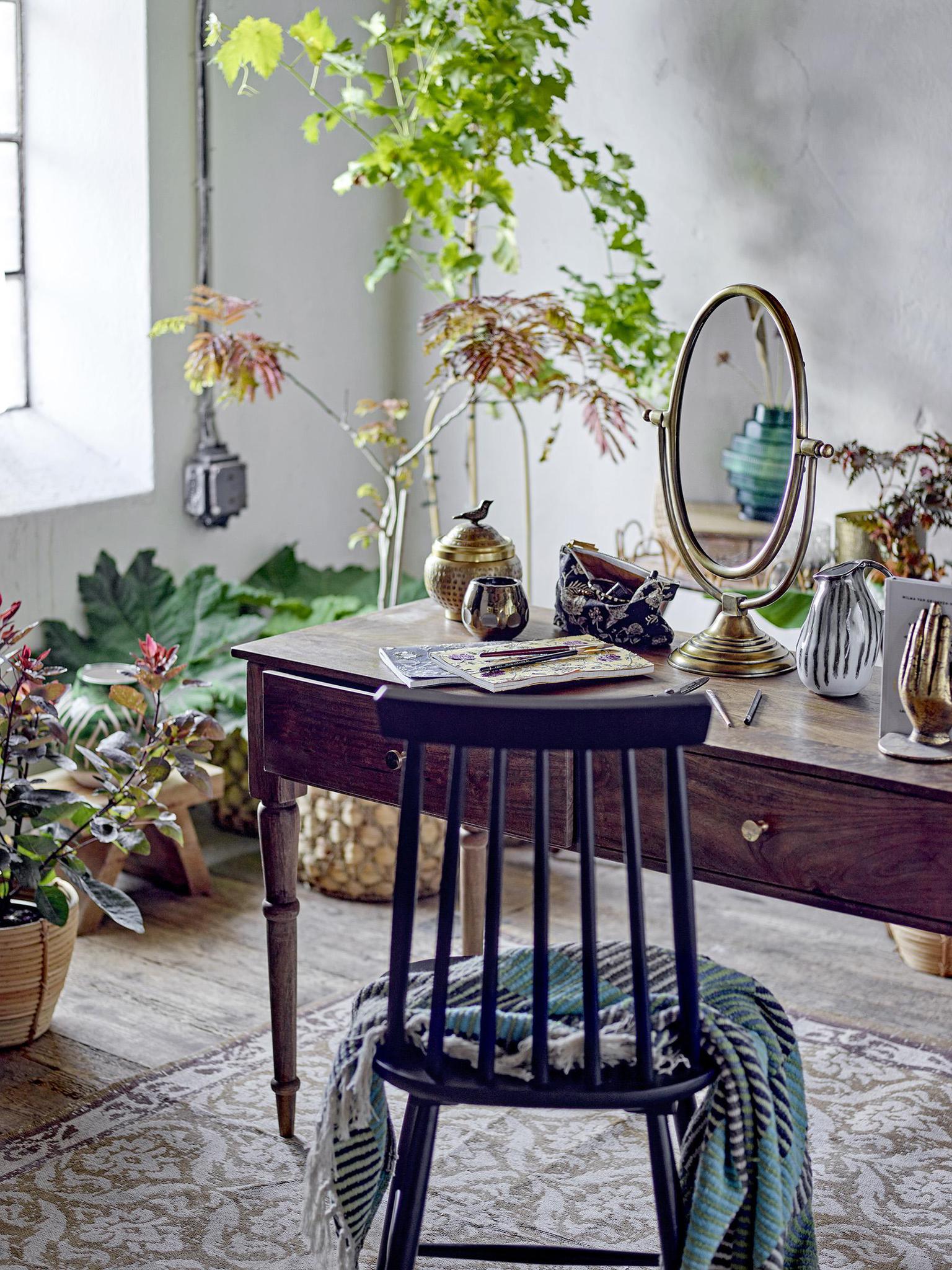 Isnel throw - Recycled Cotton - Blue