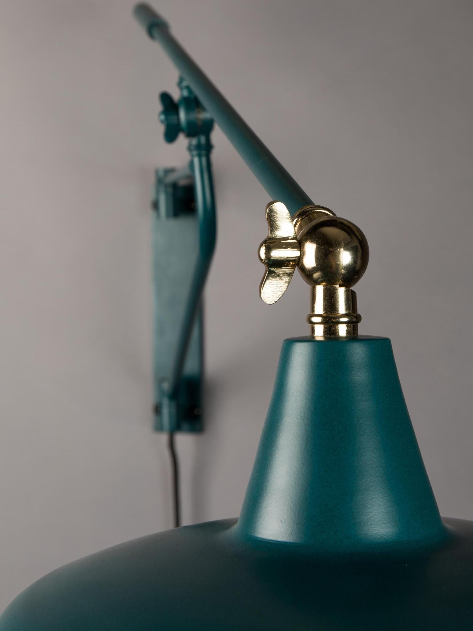 Hector Teal Wall Lamp