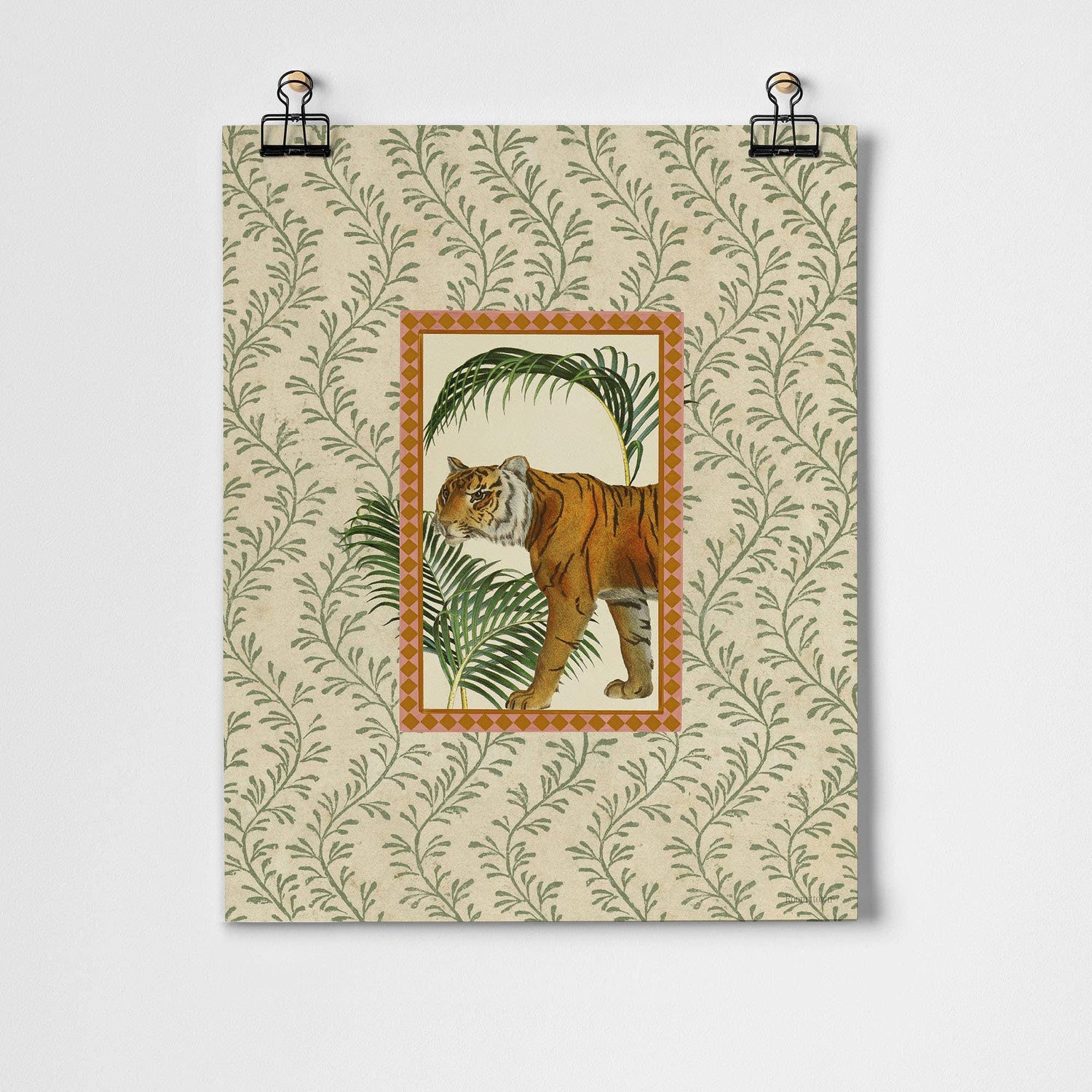 Tiger A3 Fine Art Giclee Print