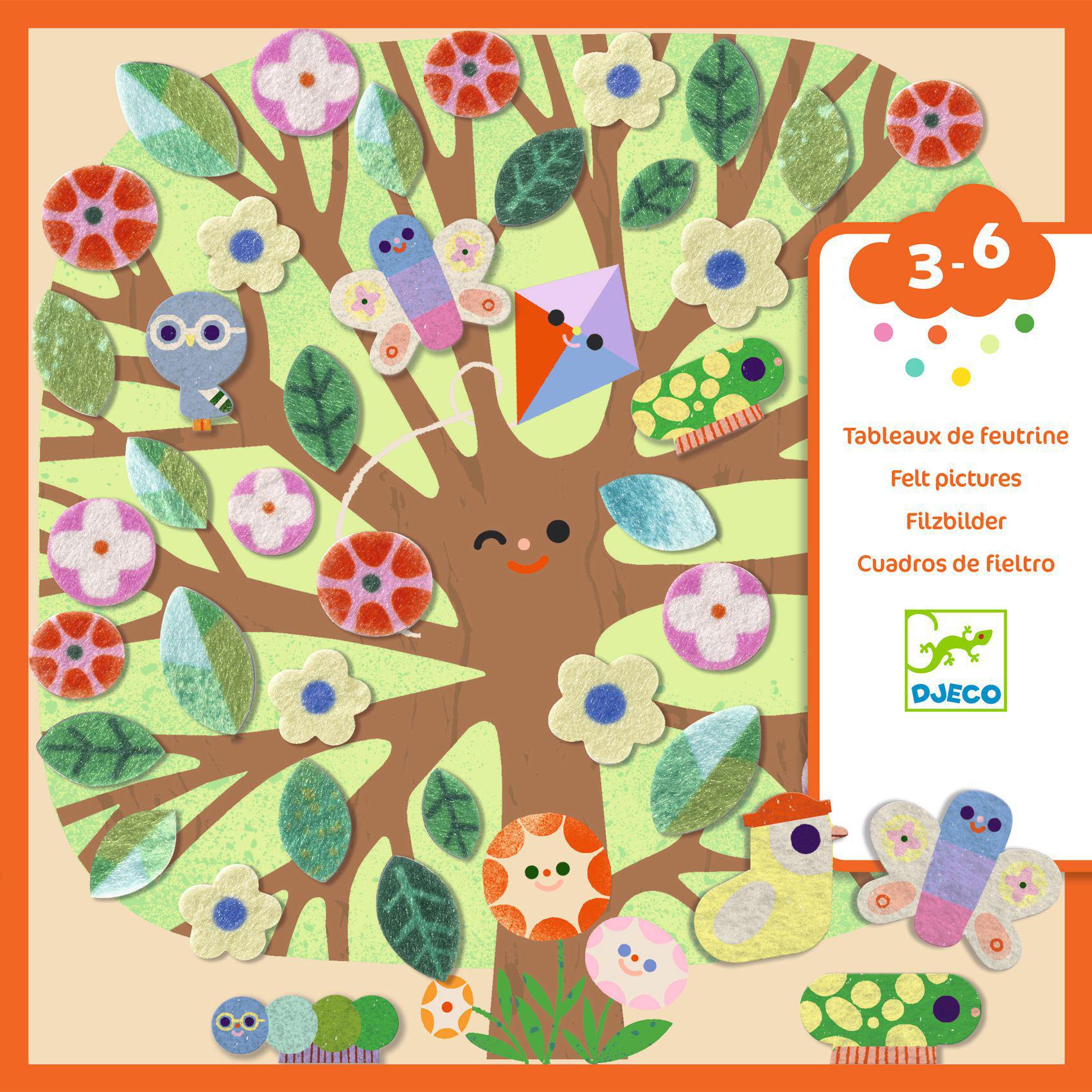 FELT COLLAGE - Through The Seasons