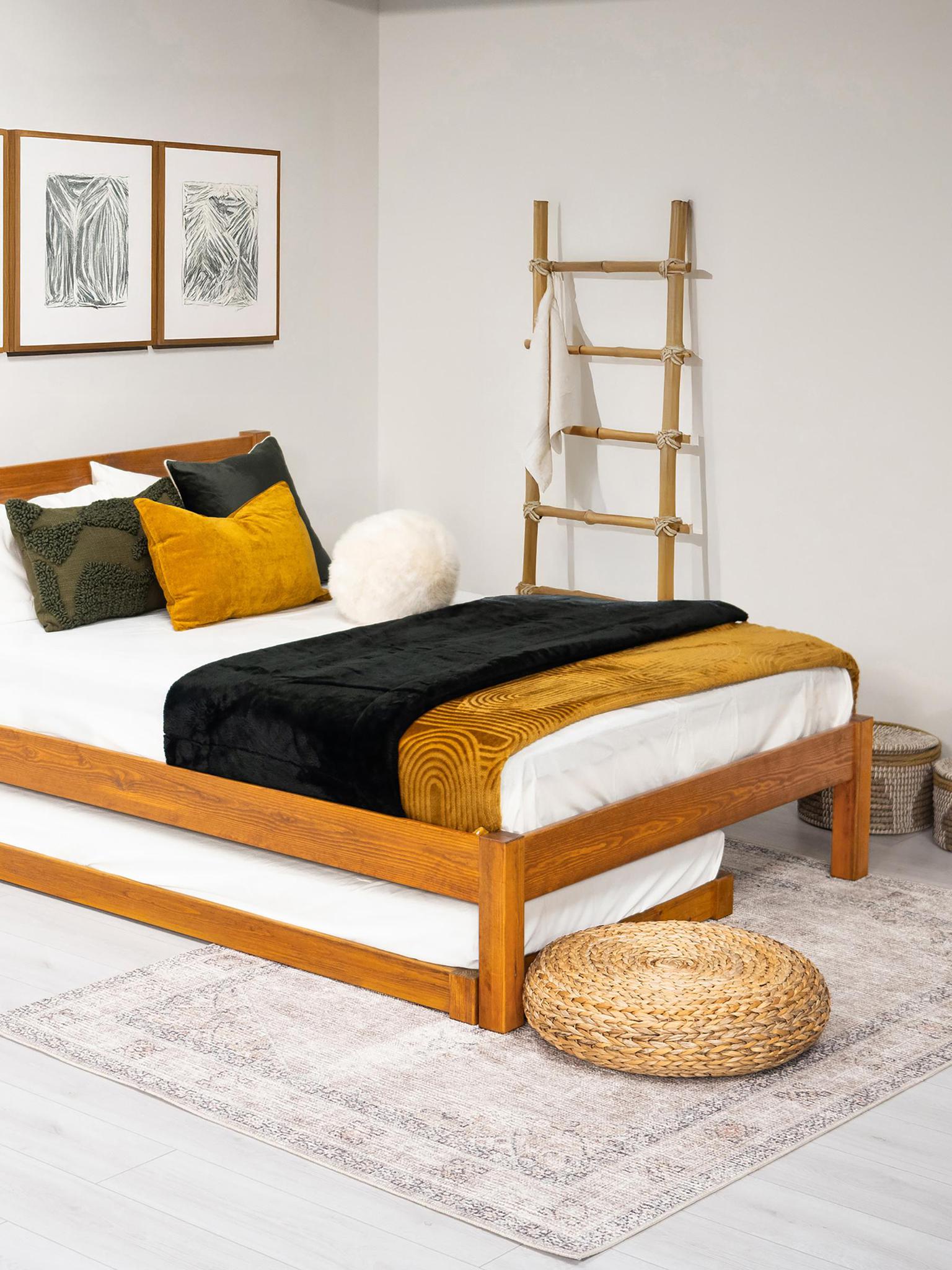 Model 10 - Wooden Trundle Bed