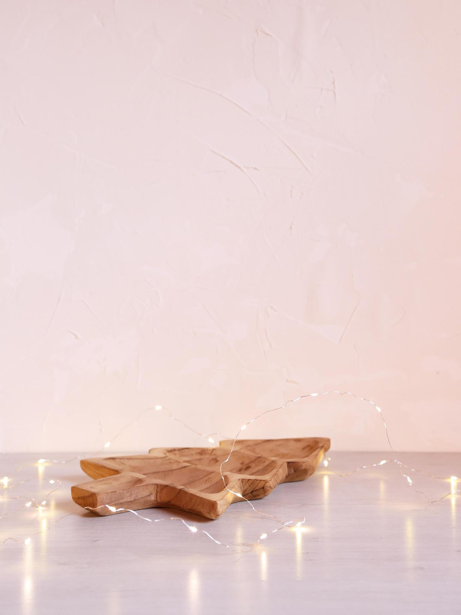 Wooden Christmas Tree Tray