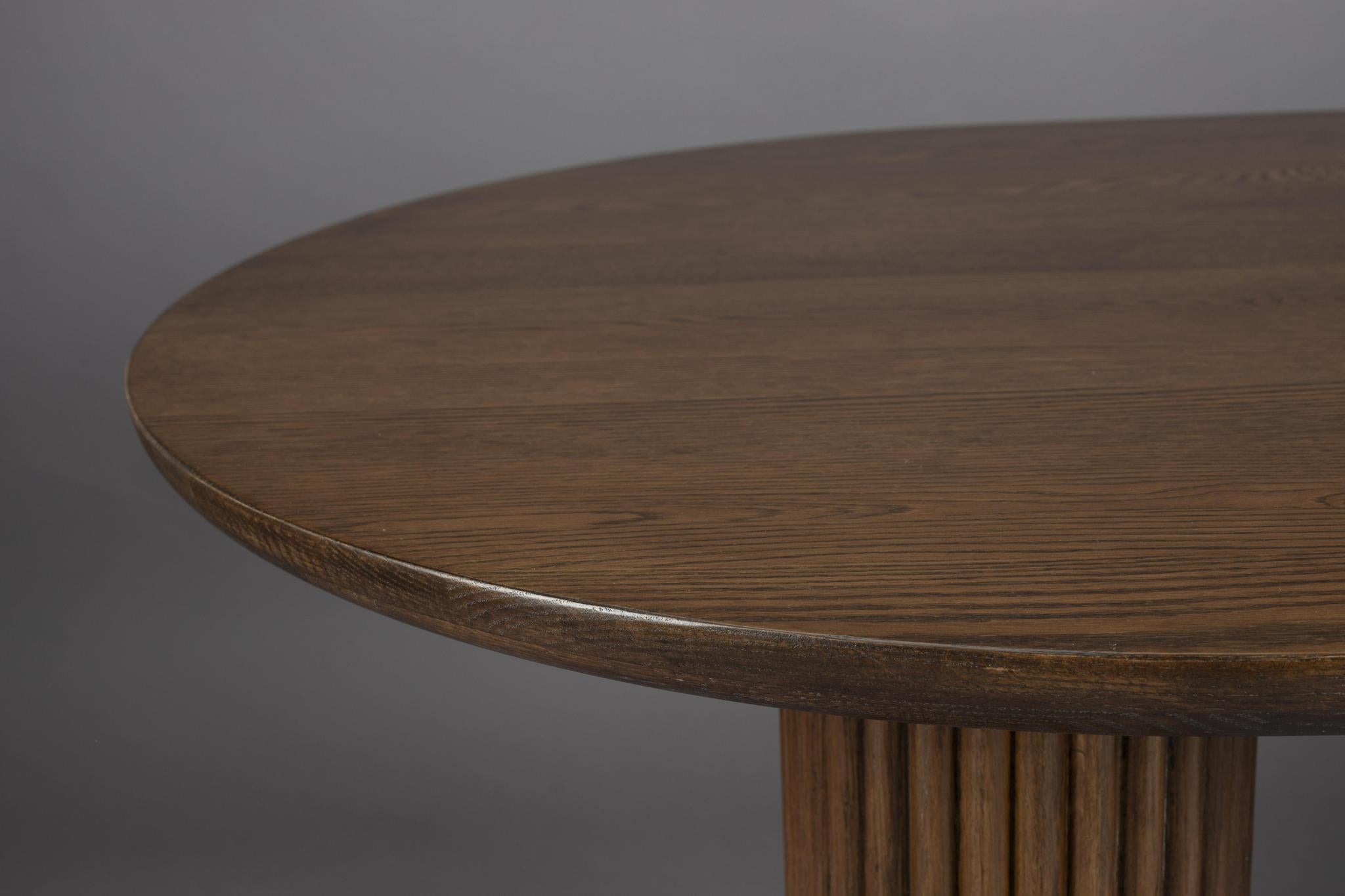 Dean Walnut Oval Dining Table