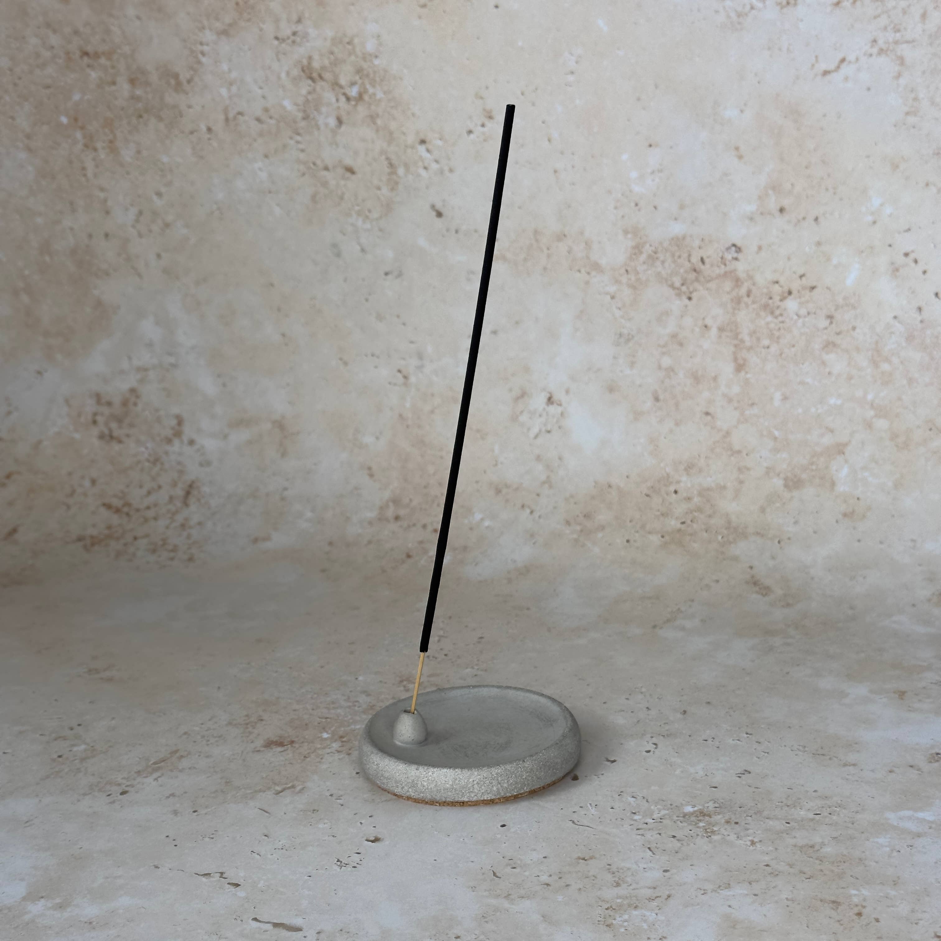 ZenRound Concrete Incense Holder