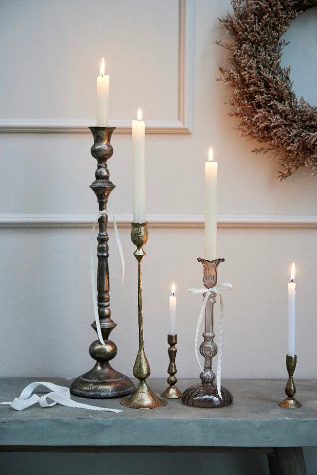 Ingrid mini candlestick - Brass
