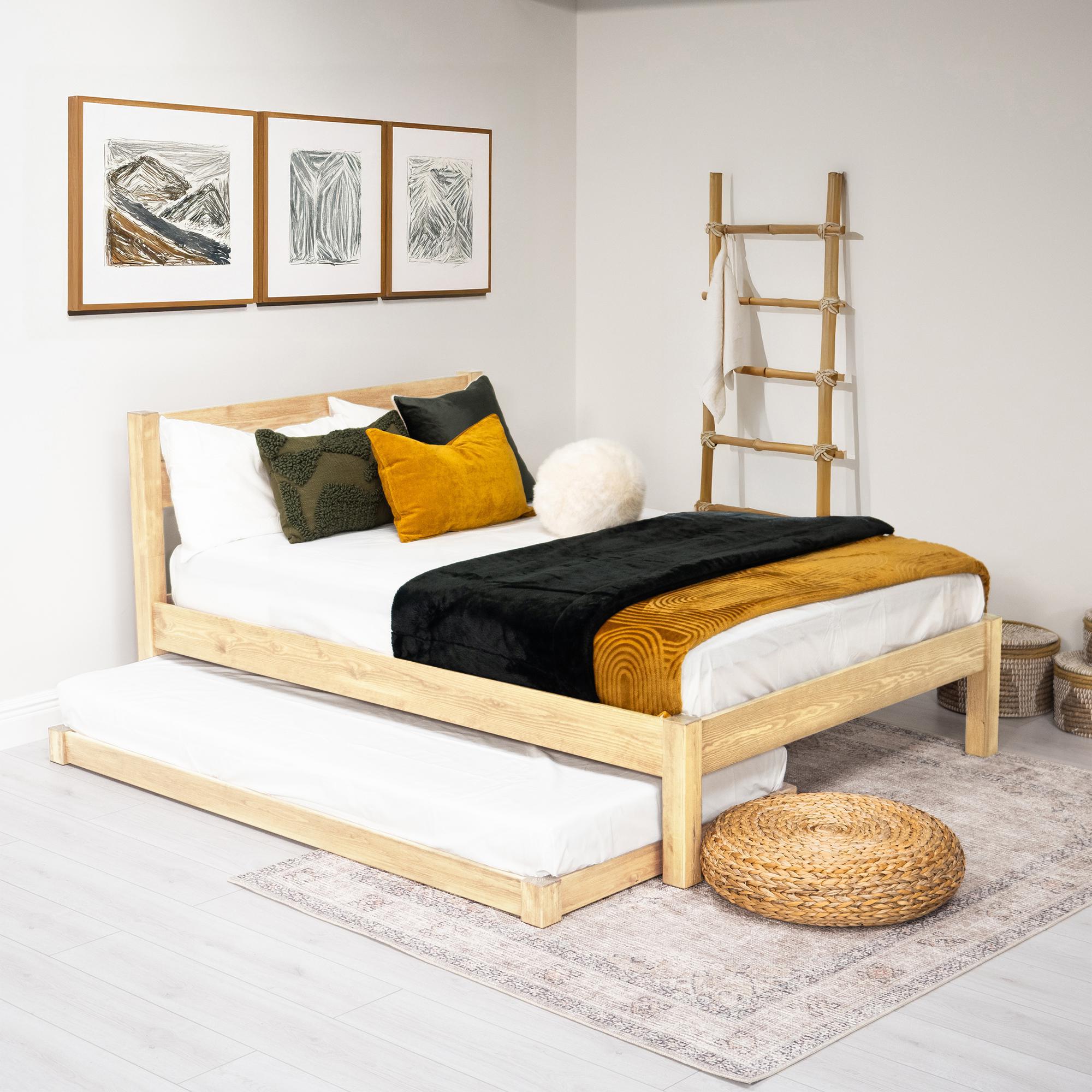 Model 10 - Wooden Trundle Bed