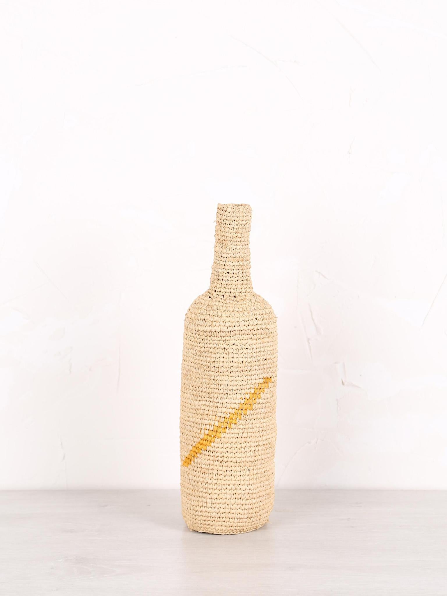 Woven Wine Bottle Cover/Vase - 3 patterns available