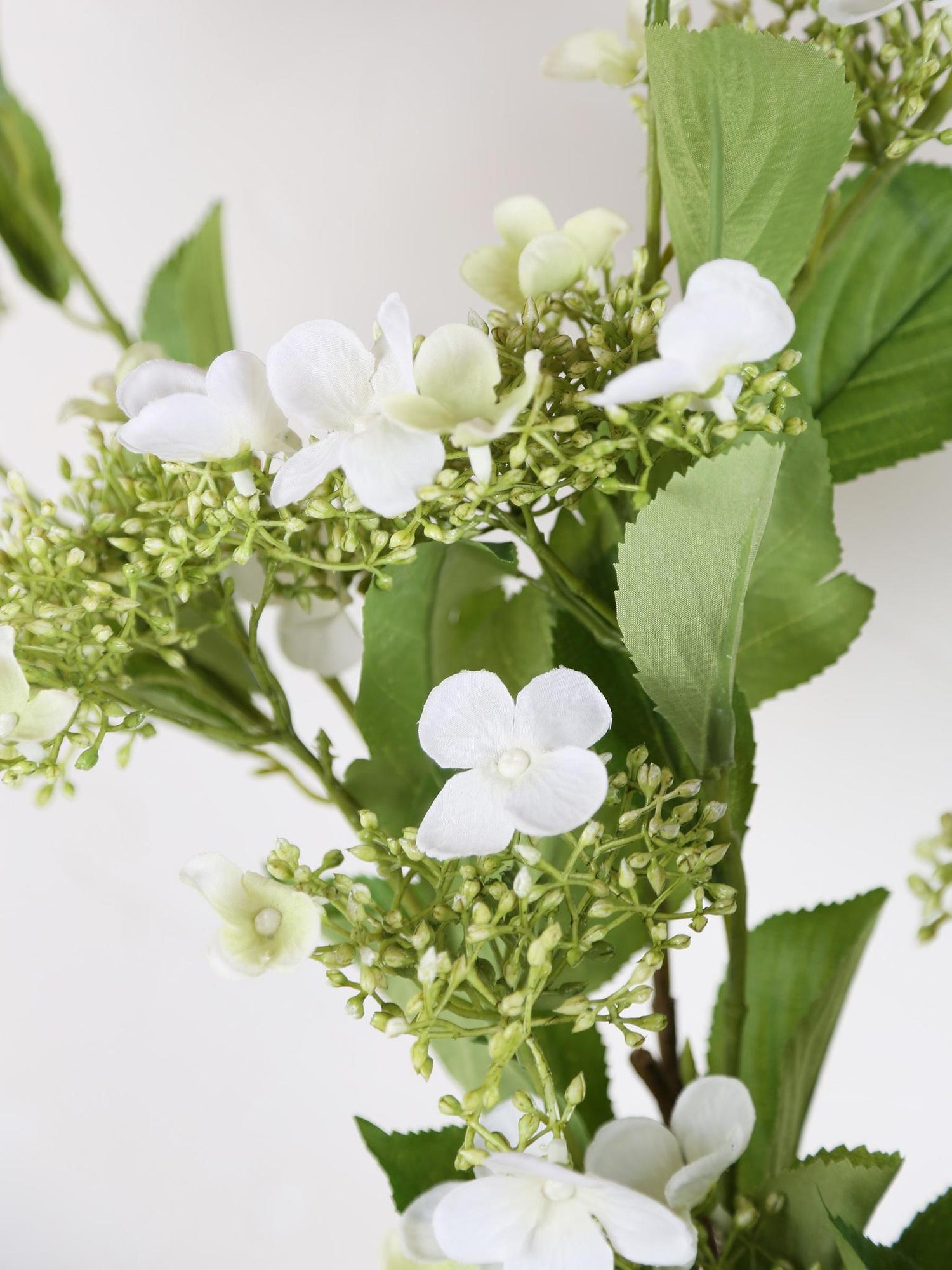 Faux Cream Viburnum Stem