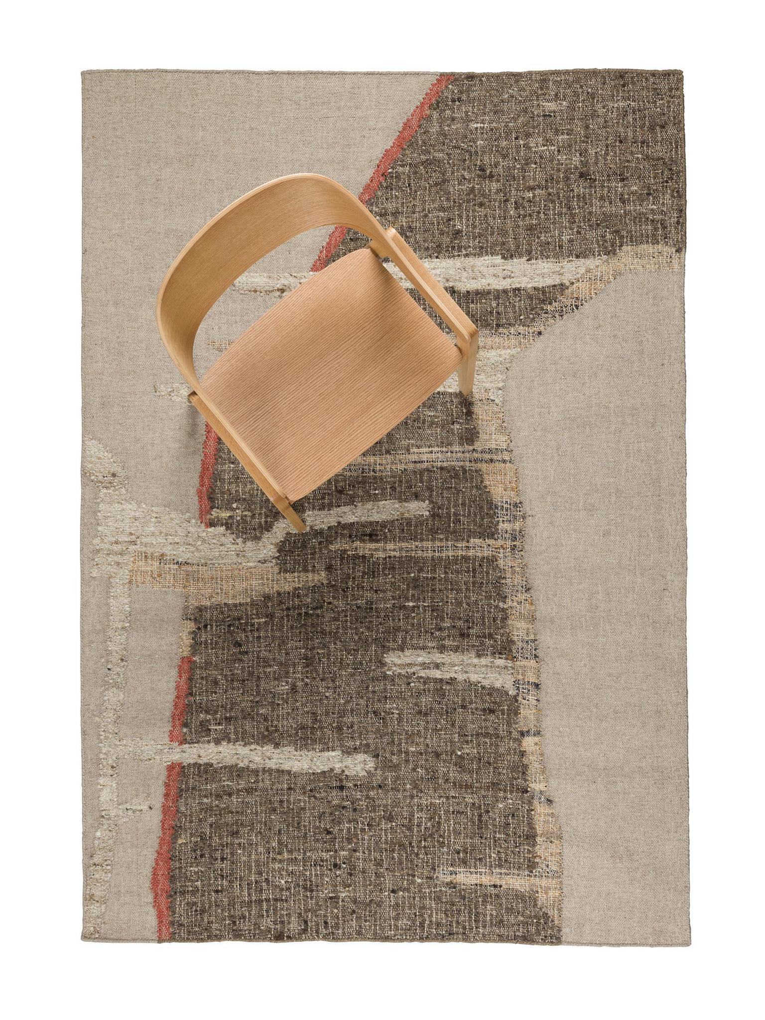 Briton Rug - Beige, Forest Green, Rust