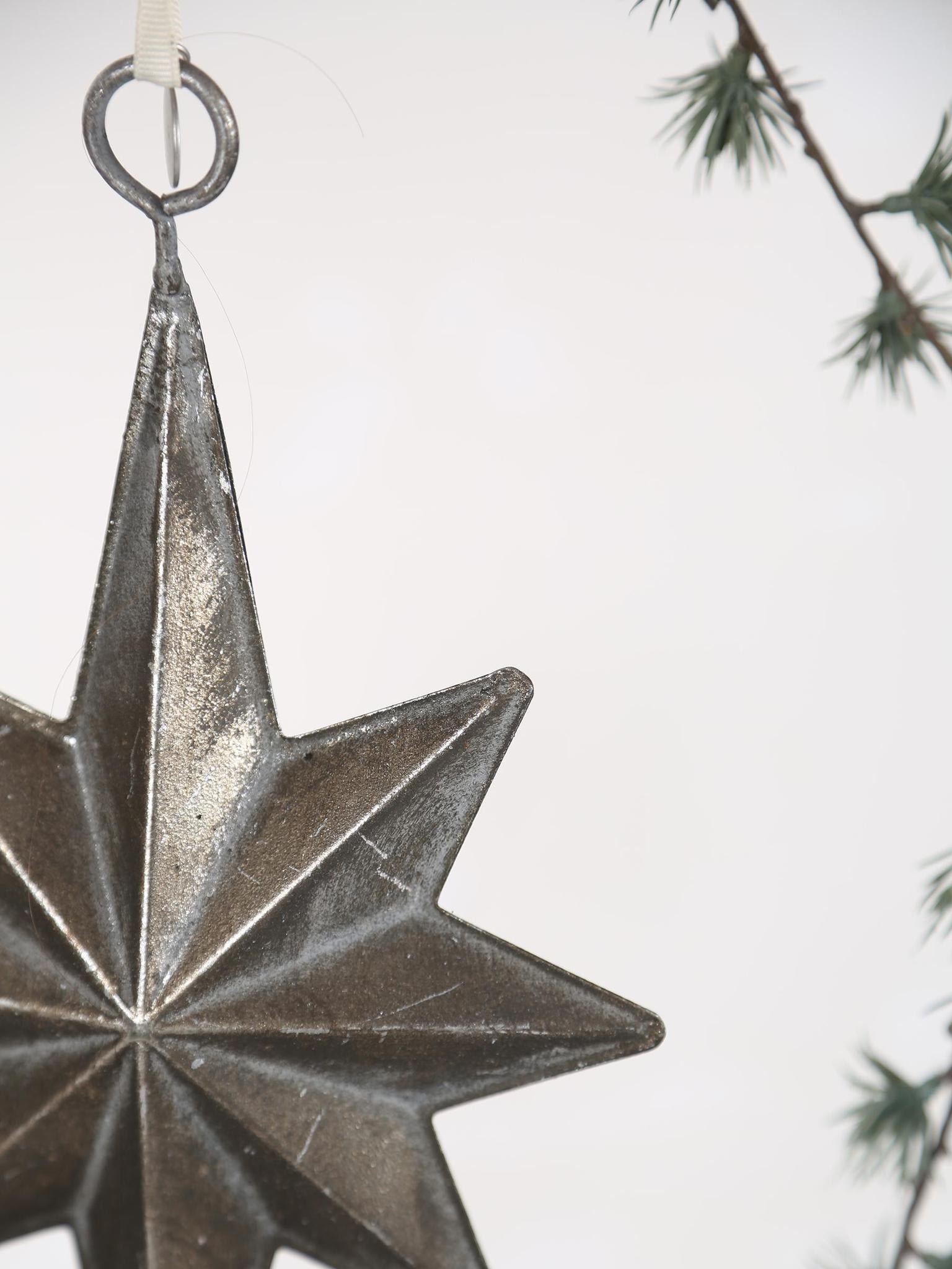 Misella decoration star -Antique Silver