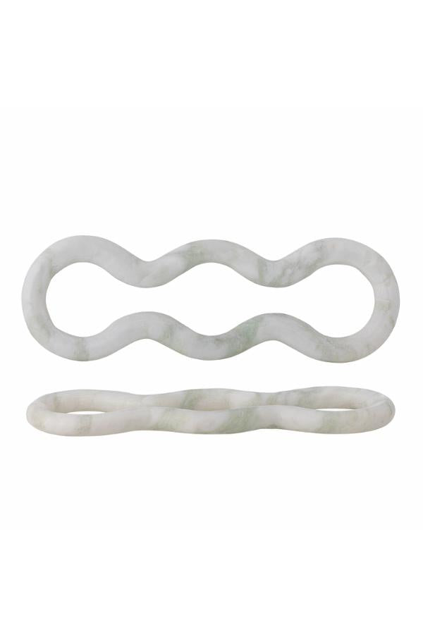 Vivien Marble Trivet - Green