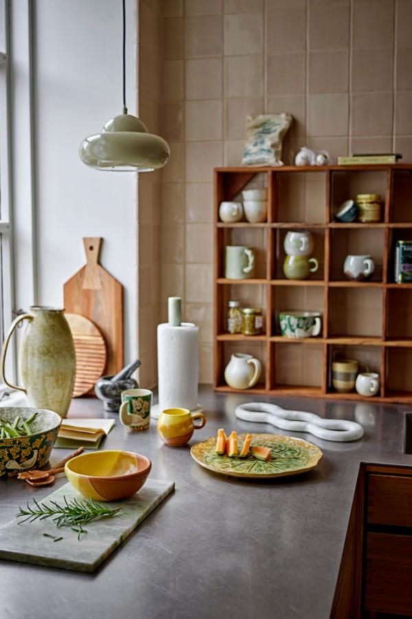 Vivien Marble Trivet - Green