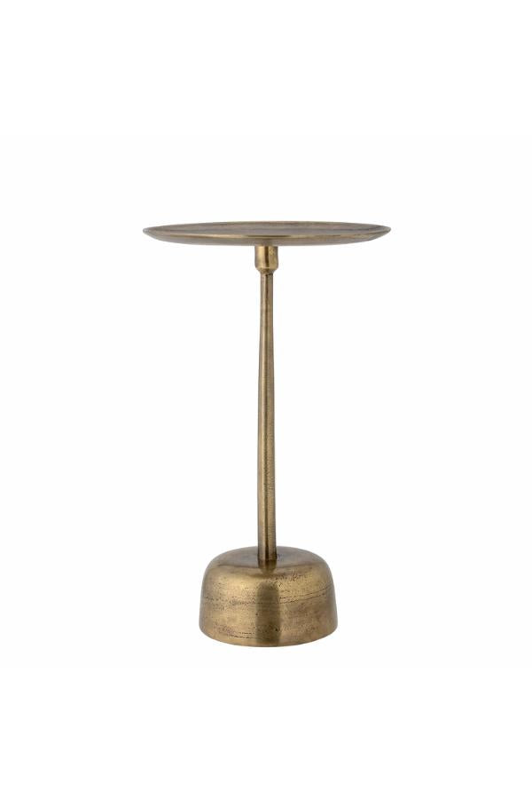 Maris Brass Textured Side Table