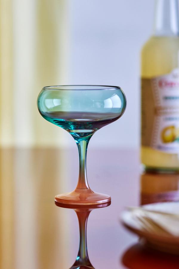 Signe Cocktail Glass - Teal, Sienne