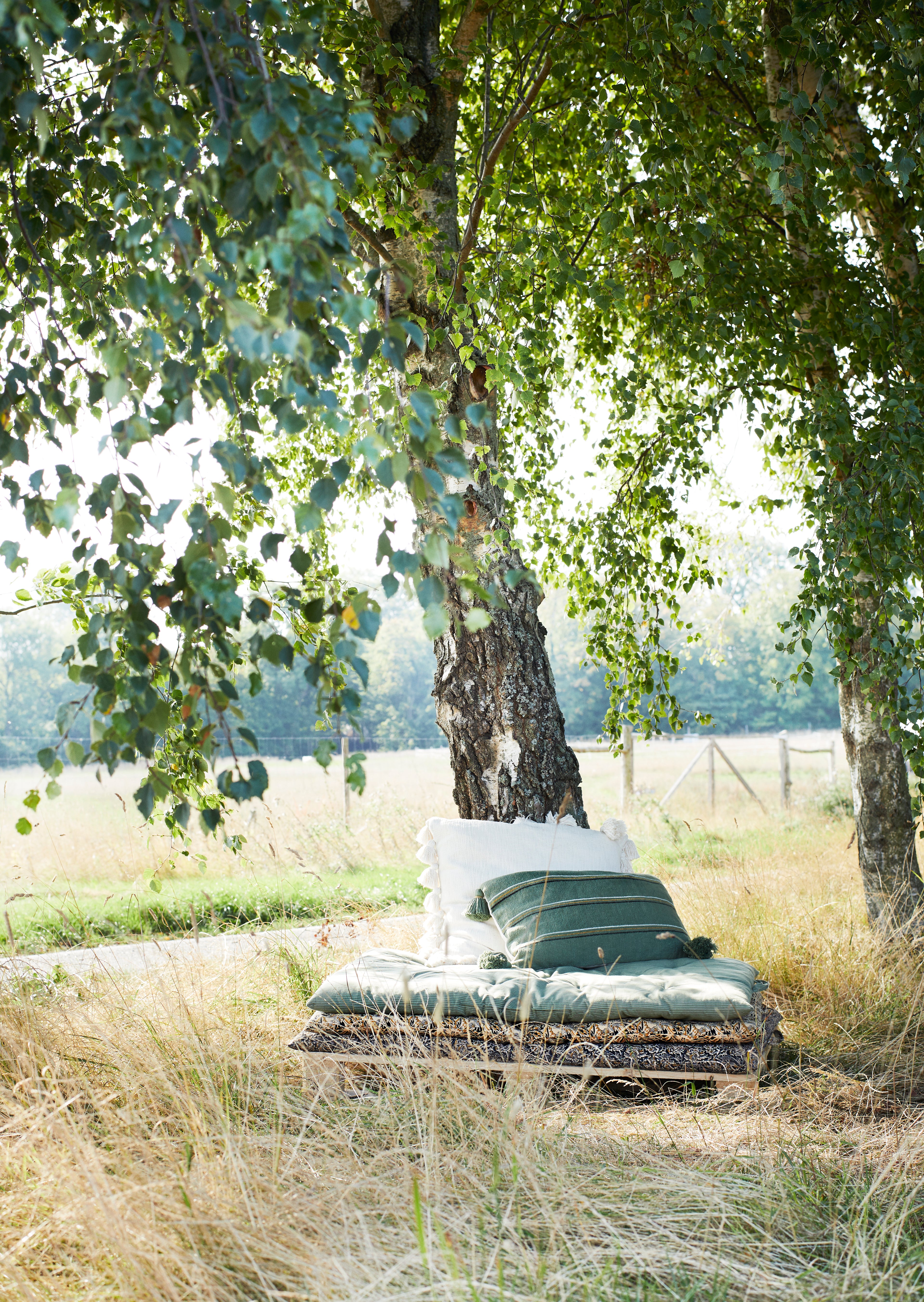 Woven Cushion With Tassels - Ecru White - 2 Sizes Available