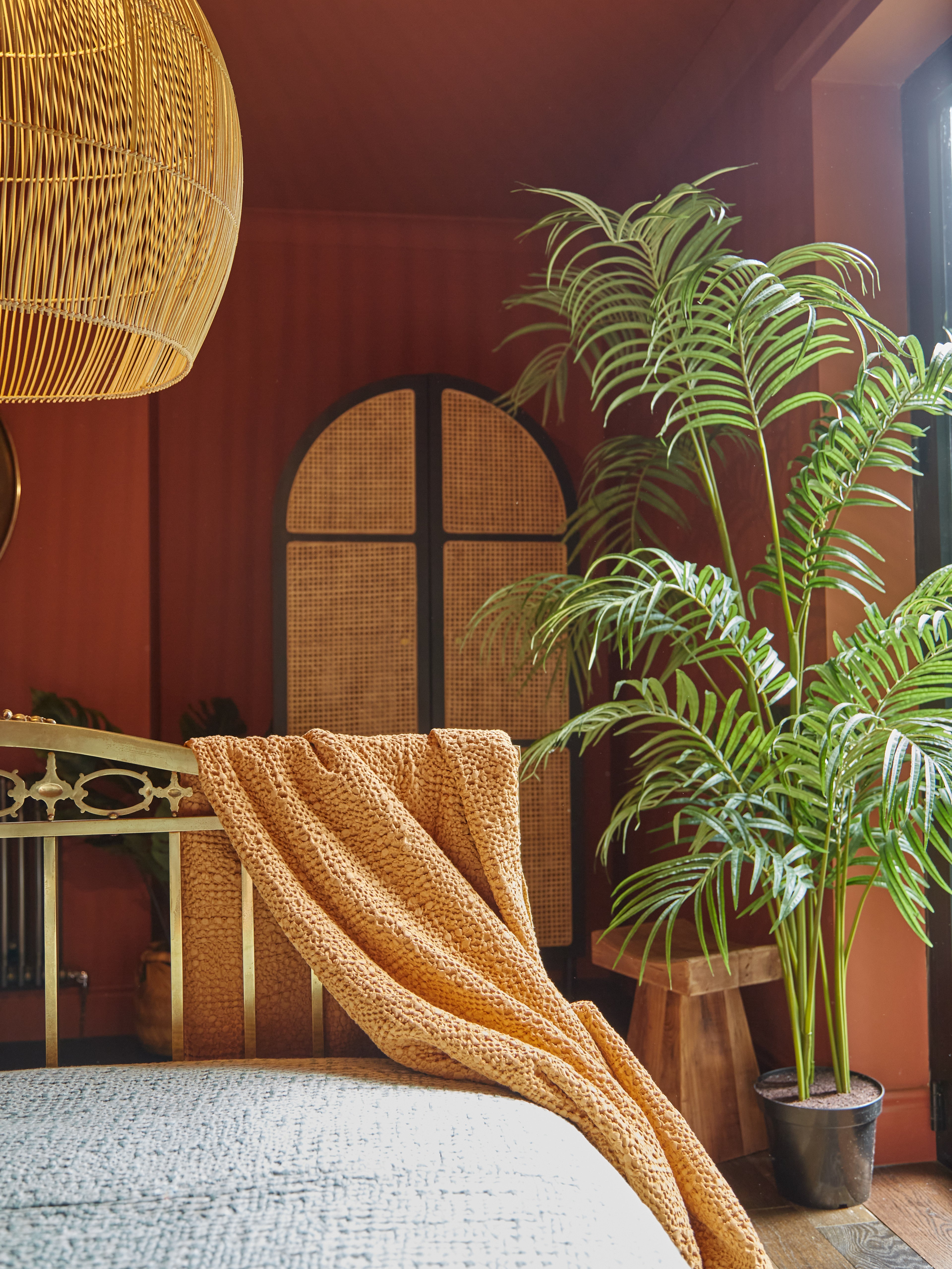 Oversized Hive Rattan Shade