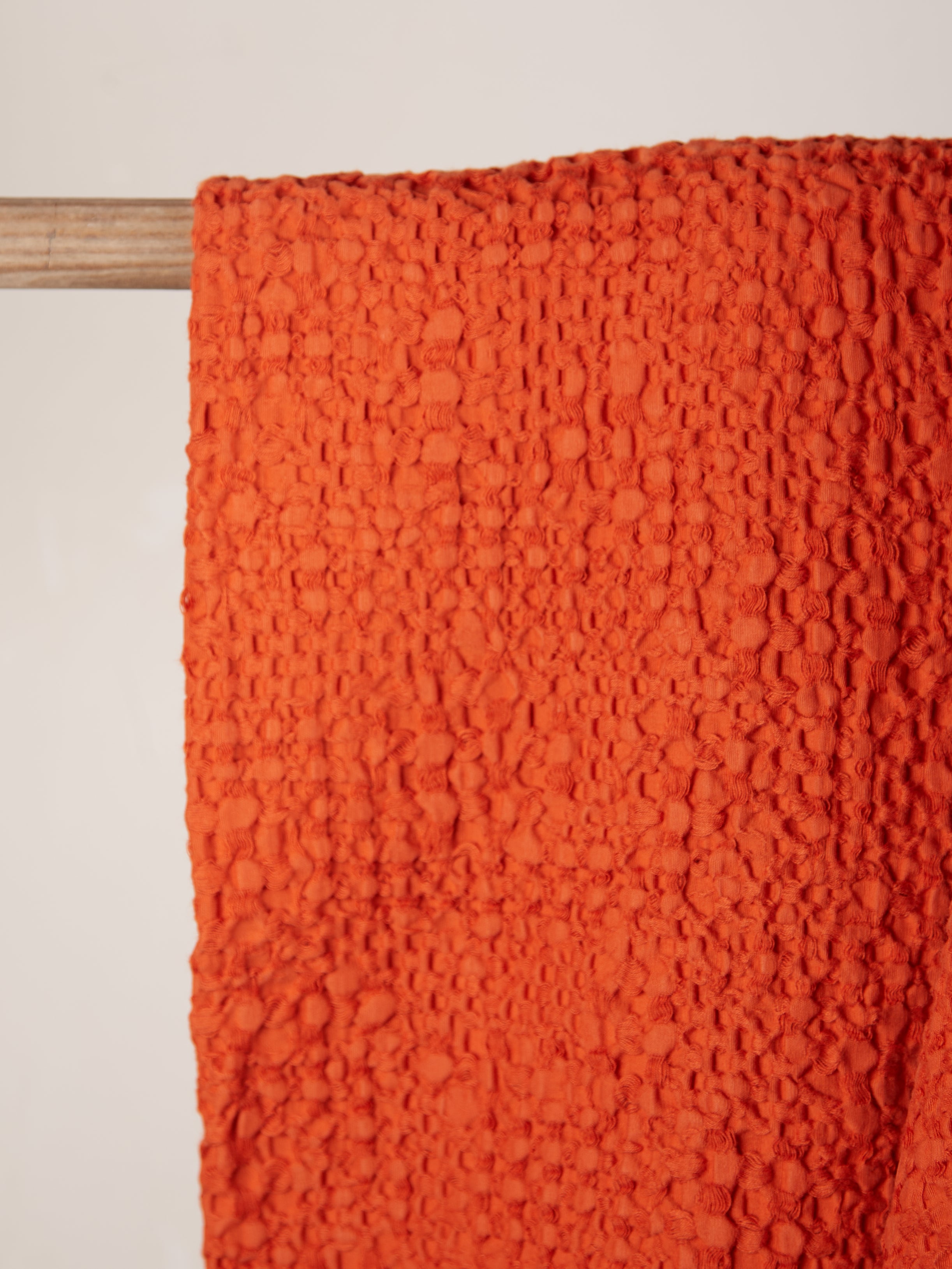 Stonewashed Cotton Tana Bedspread Throw - Rooibos - 3 Sizes Available